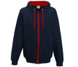 FRENCH NAVY/FIRE RED