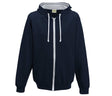 FRENCH NAVY/HEATHER GREY