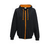 JET BLACK/ORANGE CRUSH