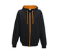 JET BLACK/ORANGE CRUSH
