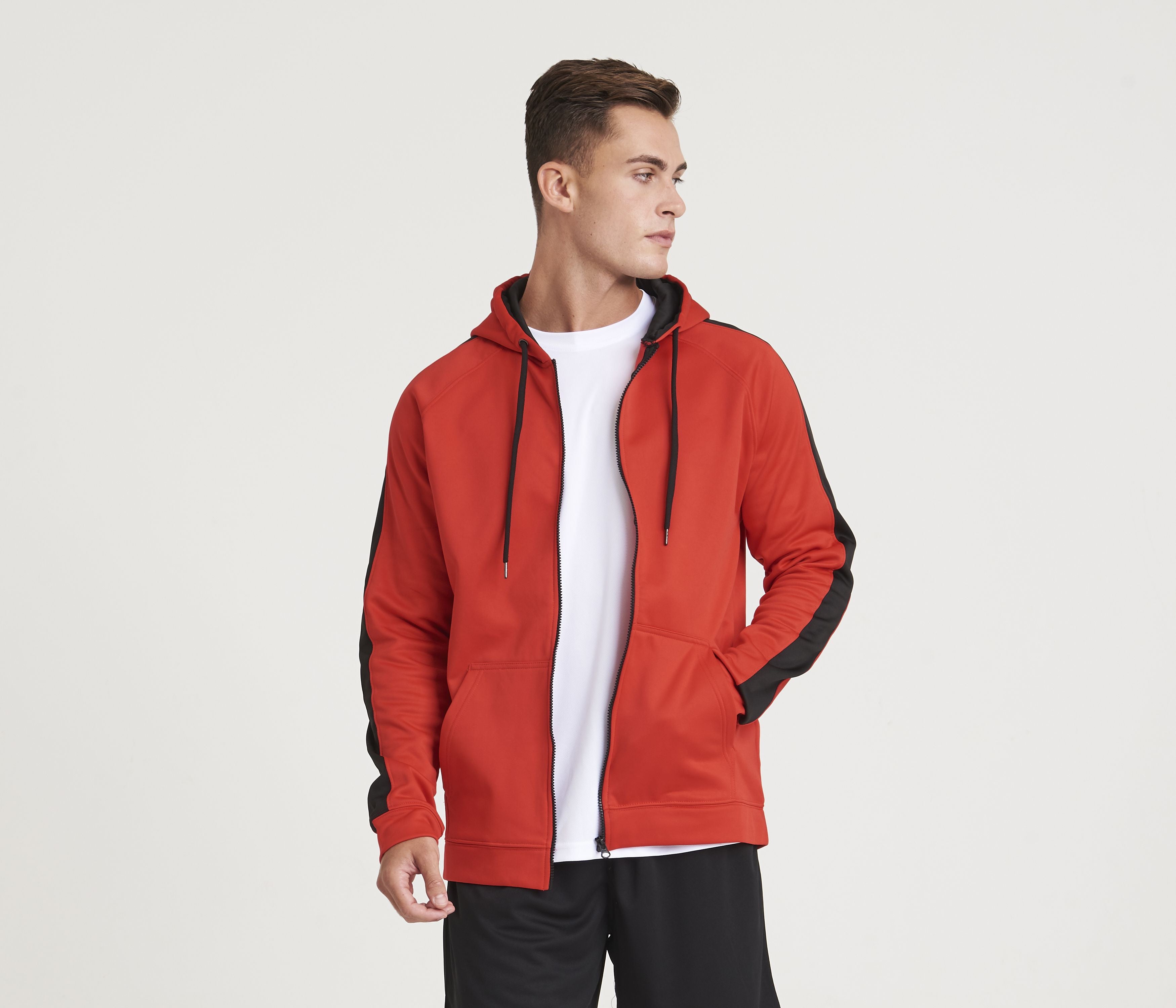 Sweat de sport zippé - JUST HOODS - #JH066