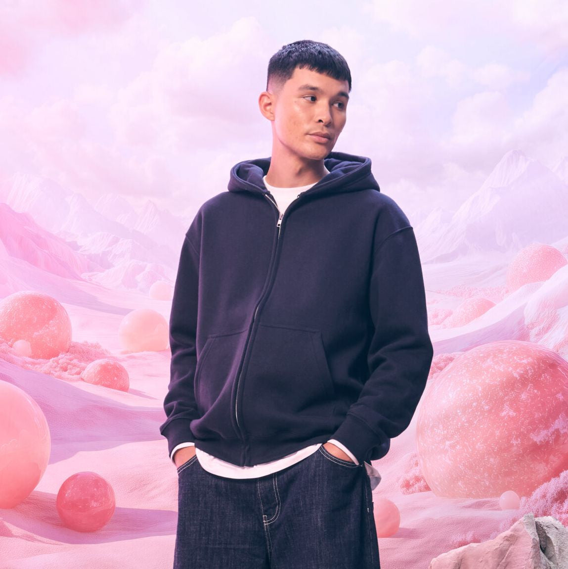 Sweat à capuche zippé - JUST HOODS - #JH115
