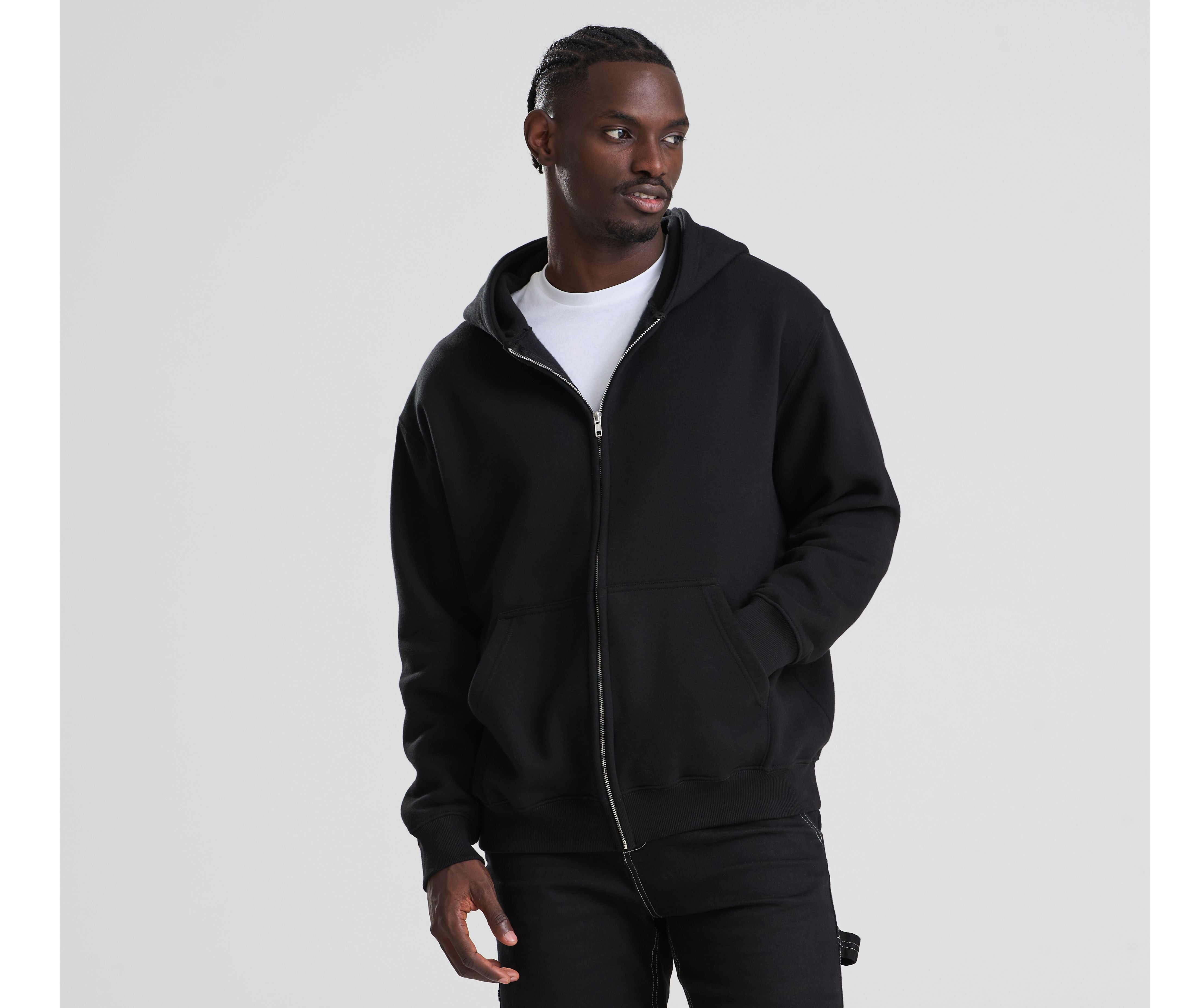 Sweat à capuche zippé - JUST HOODS - #JH115