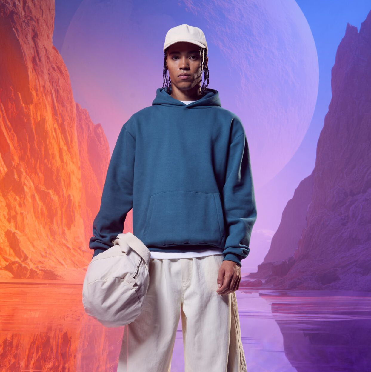 Sweat capuche lourd - JUST HOODS - #JH120