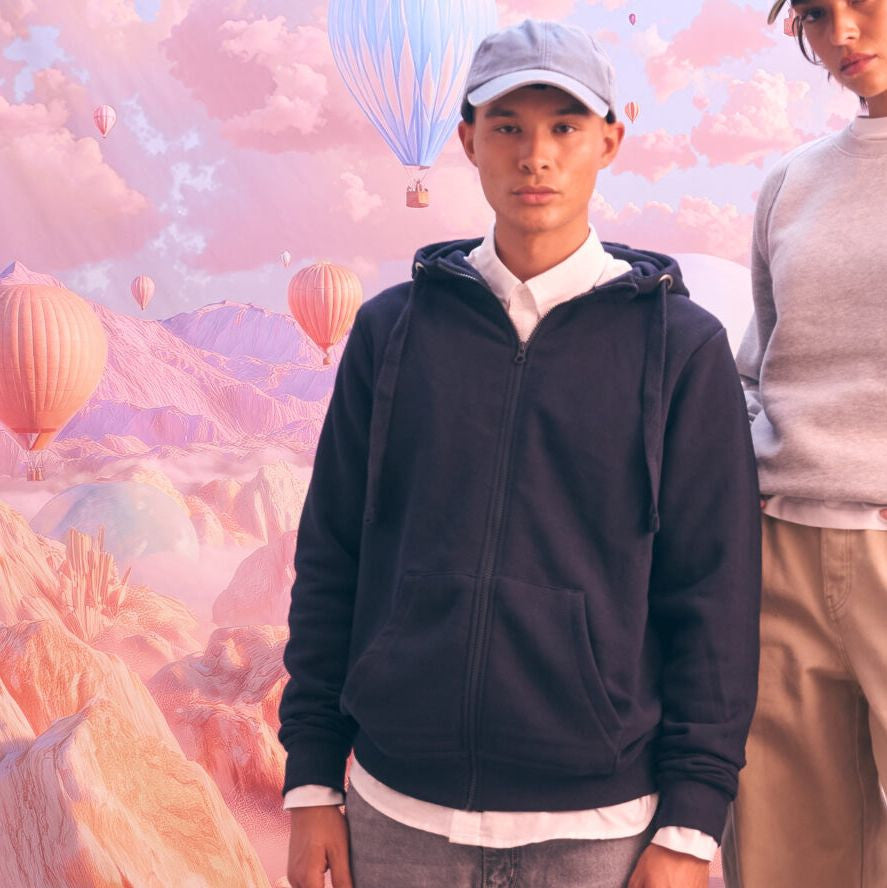 Sweat capuche zippé lourd Graduate - JUST HOODS - #JH150