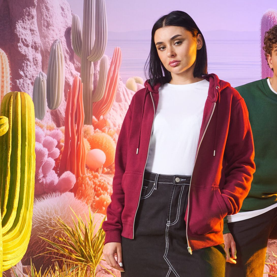 Sweat capuche zippé organique - JUST HOODS - #JH250