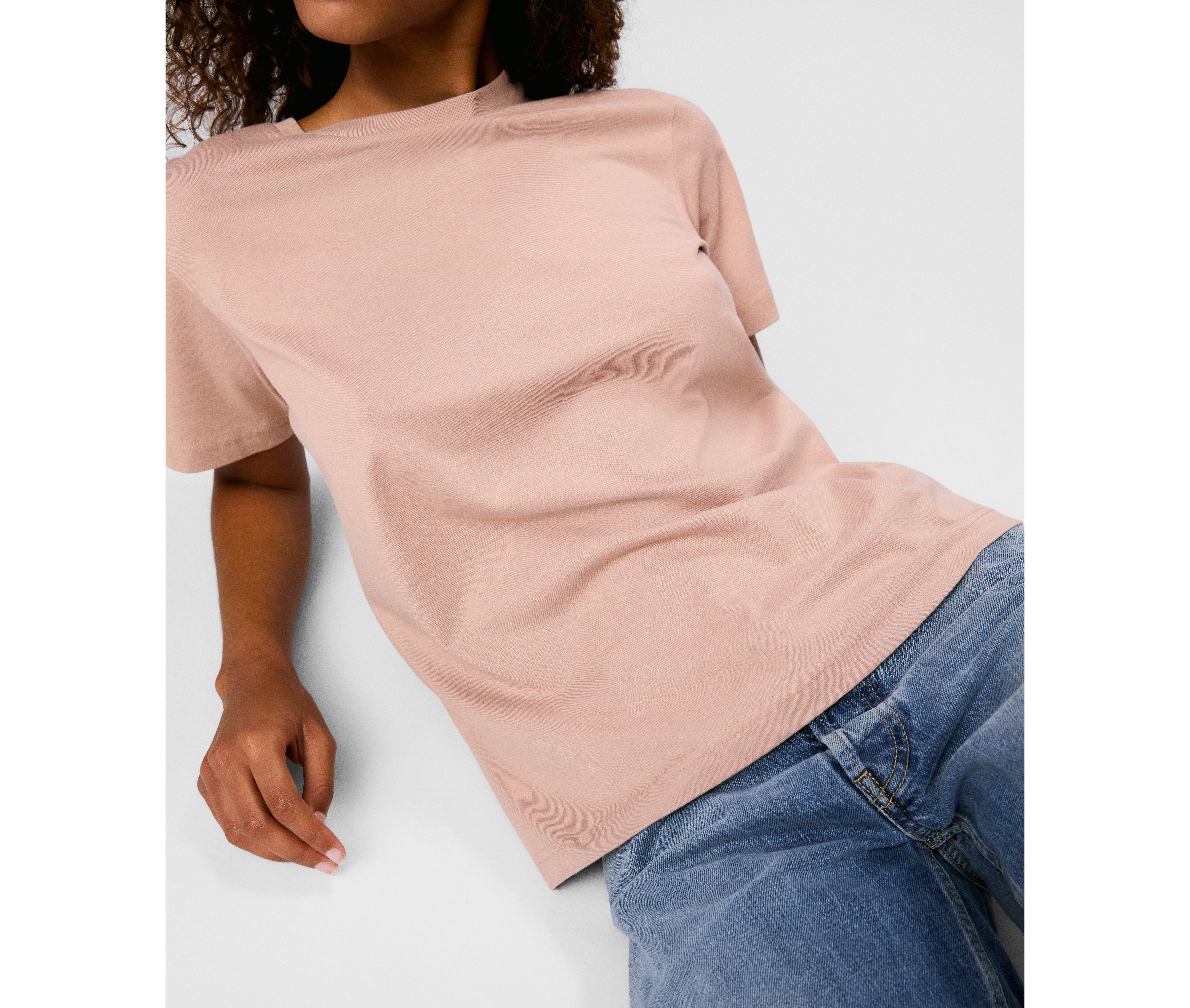 Tee-shirt en coton organique femme - JACK&JONES - BLANKS - #JJ3914