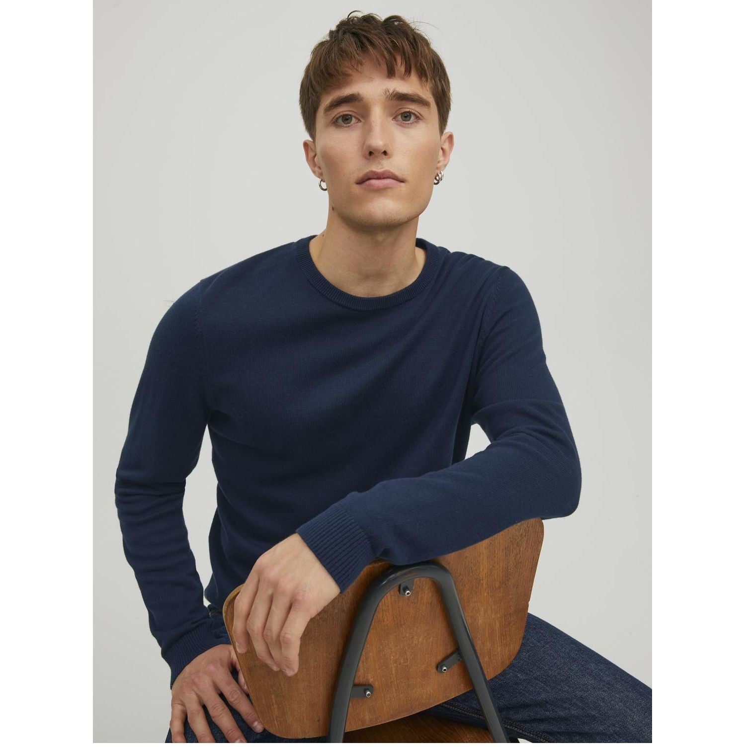 Pull col rond homme - JACK&amp;JONES - #JJ7190