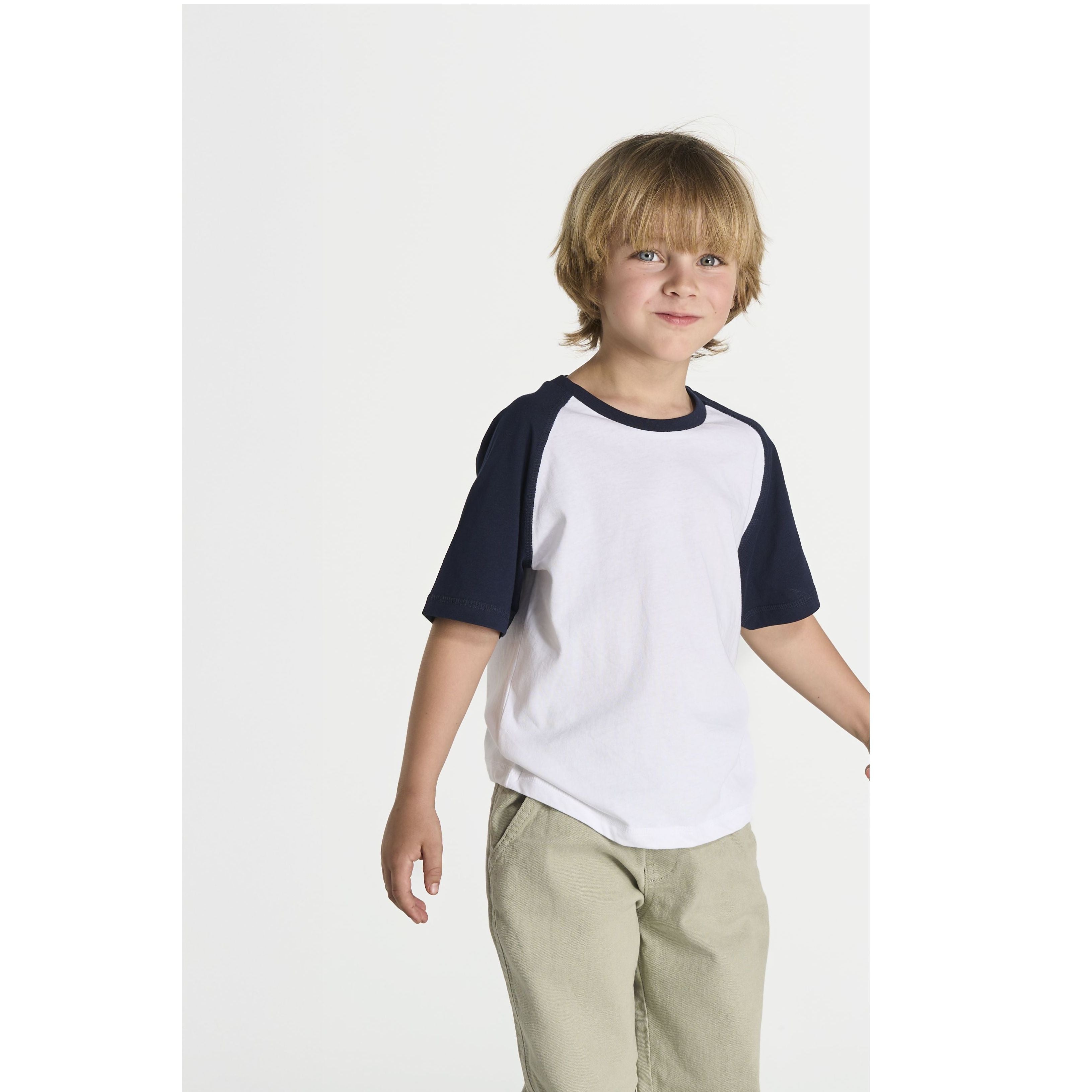 Tee-shirt baseball enfant - JHK - #JK153