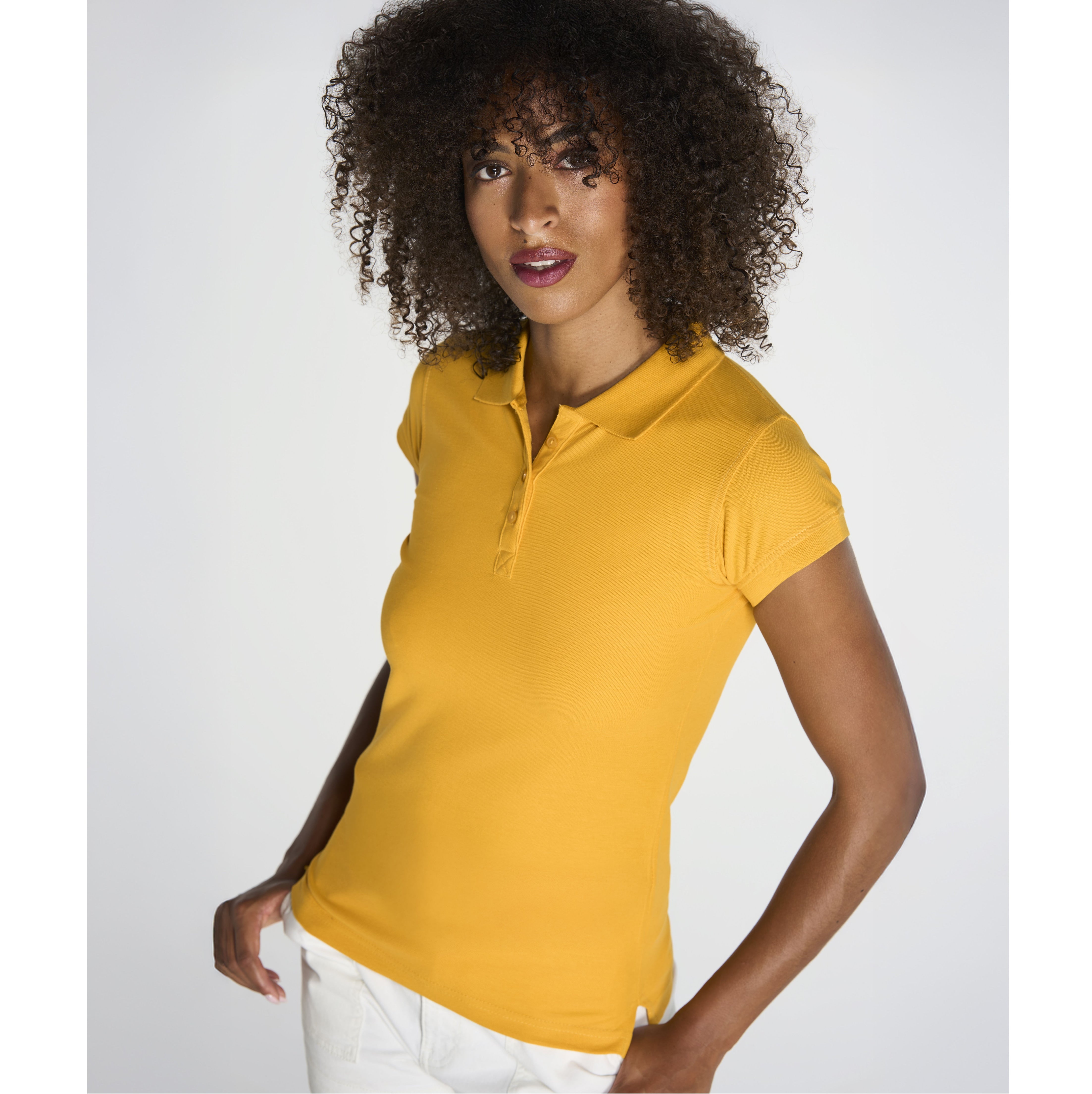Polo piqué femme 200 - JHK - #JK211