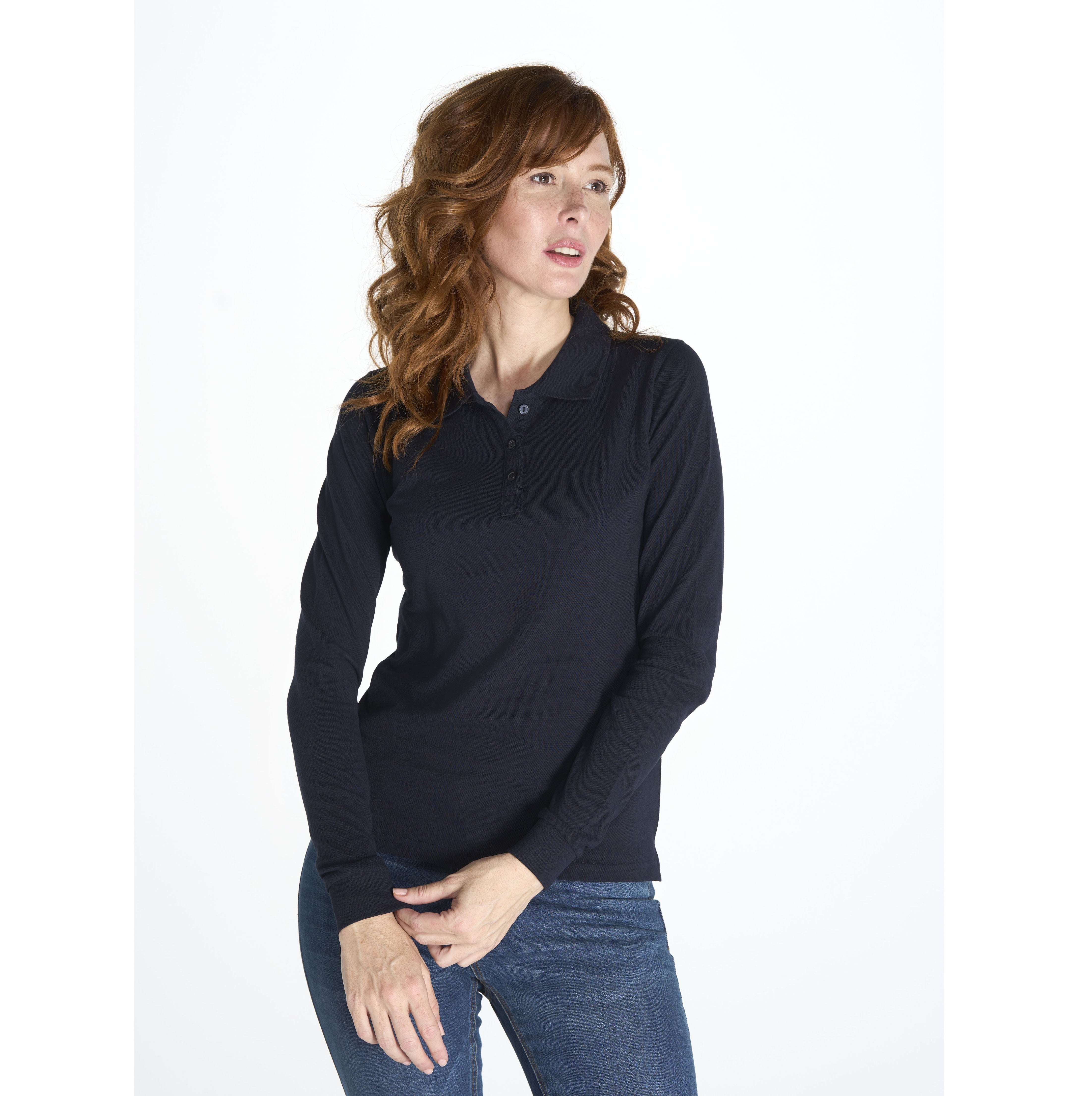 Polo manches longues femme 200 - JHK - #JK216