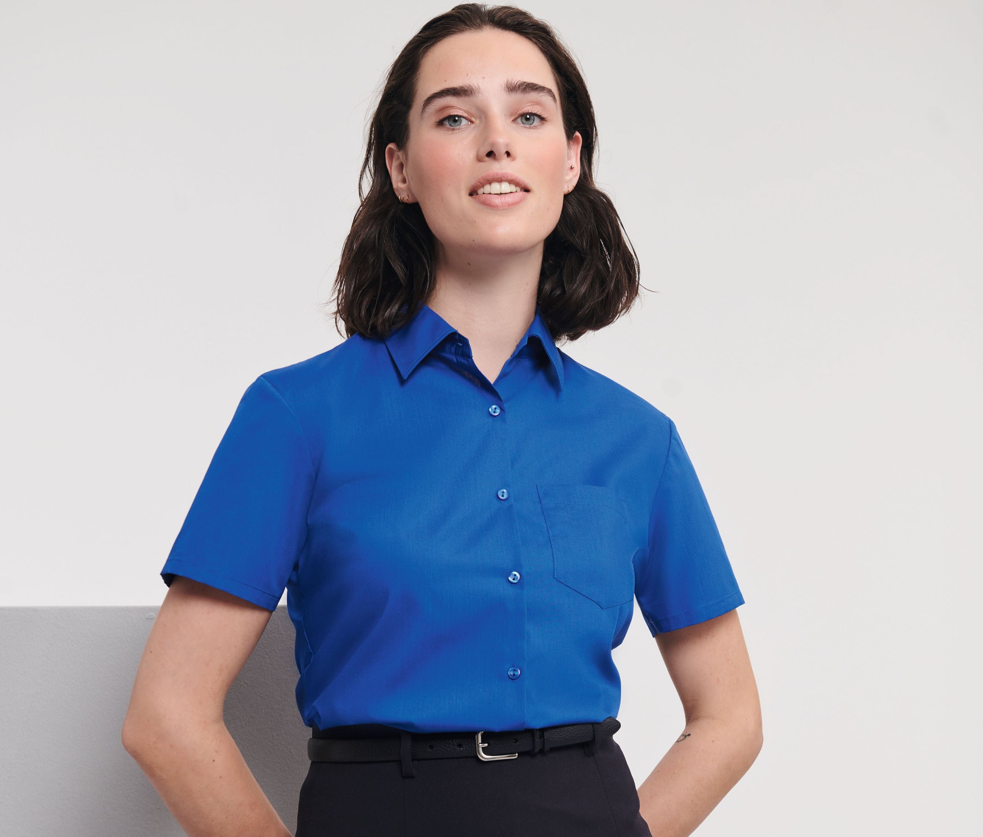 Chemisette femme popeline - RUSSELL ATHLETIC® COLLECTION - #JZ35F