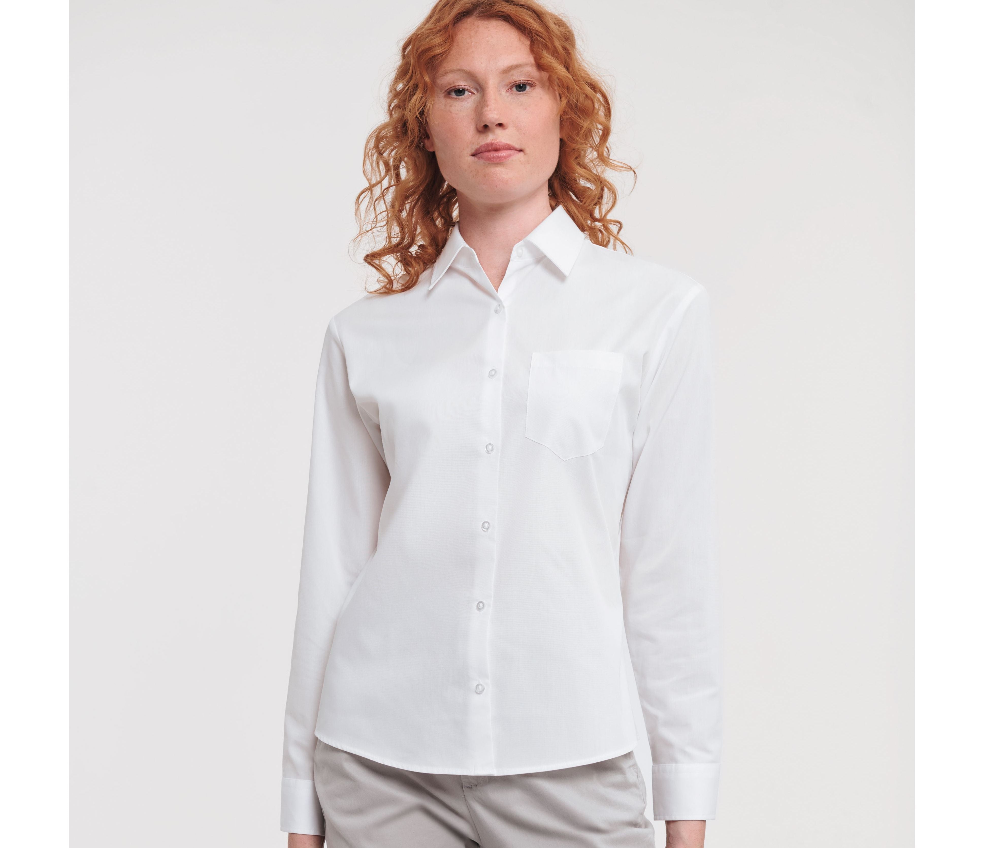 Chemise femme popeline - RUSSELL ATHLETIC® COLLECTION - #JZ36F