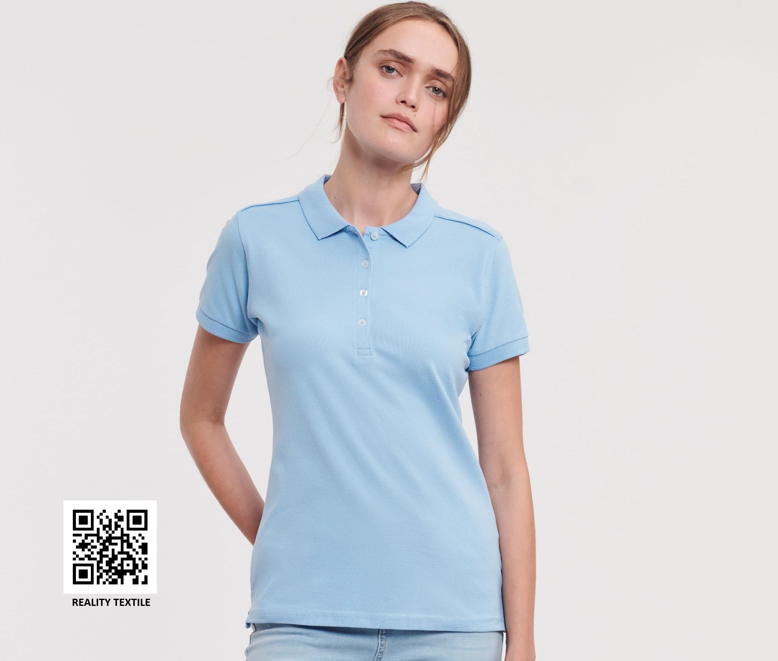 Polo femme stretch - RUSSELL ATHLETIC® - #JZ565