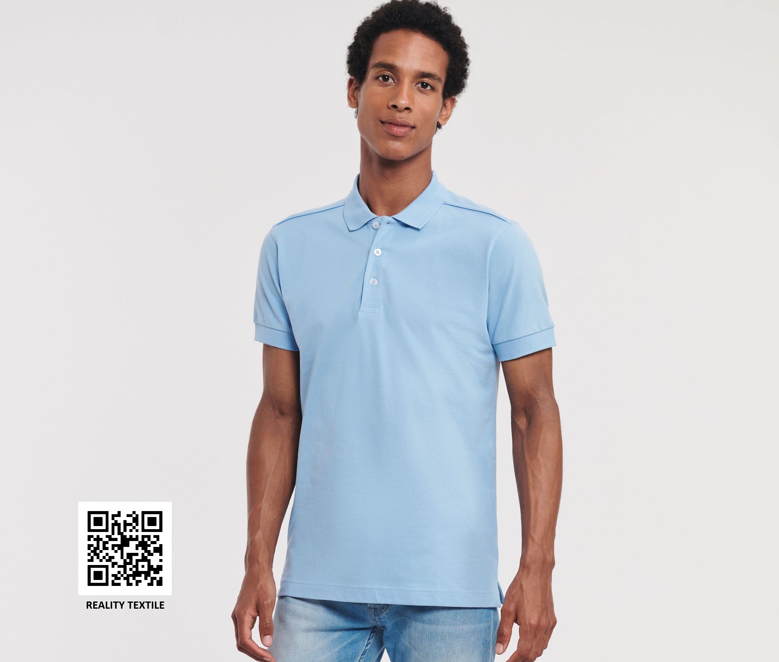Polo homme stretch - RUSSELL ATHLETIC® - #JZ566