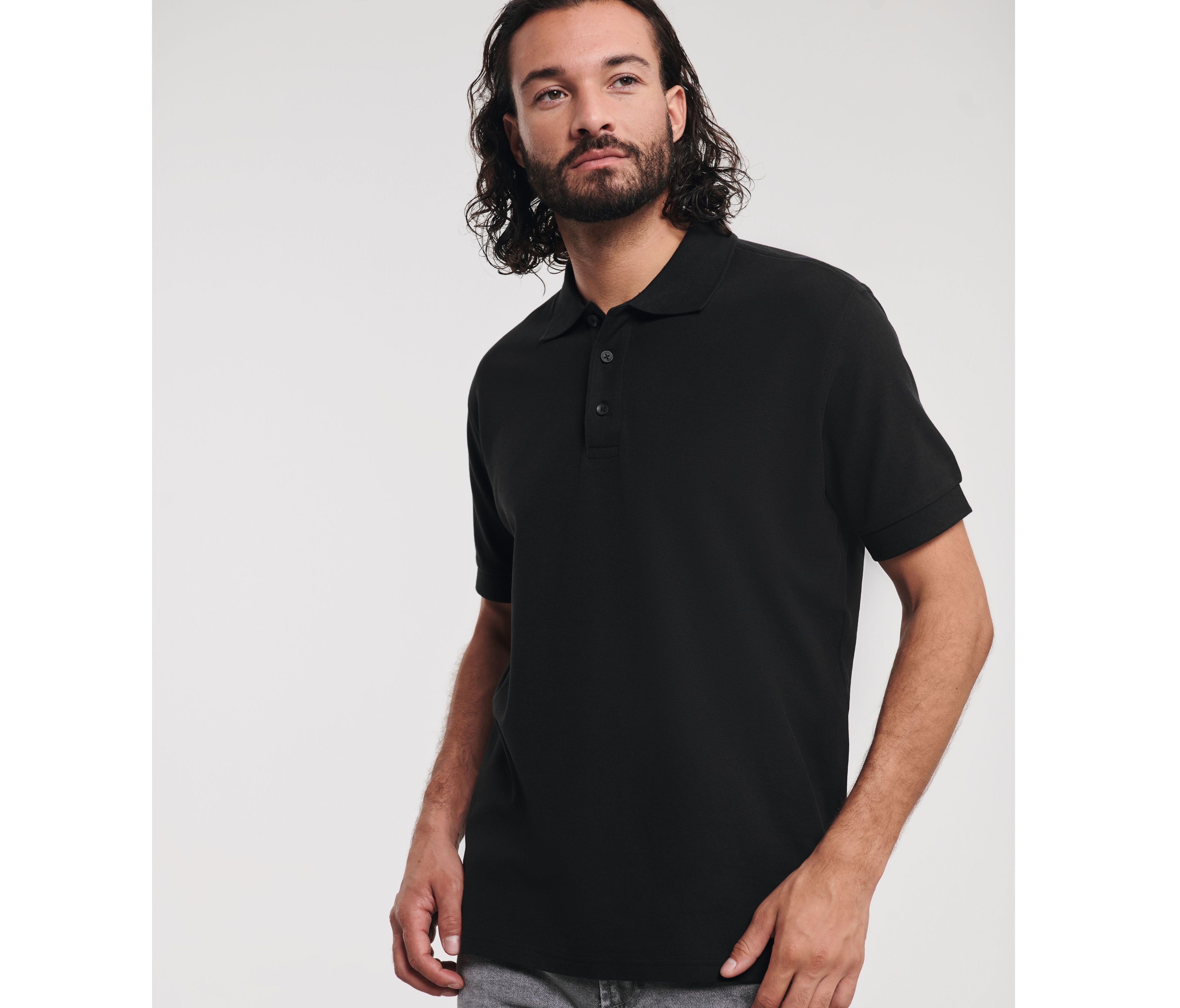 Polo coton 220 résistant à 60° - RUSSELL ATHLETIC® - #JZ577