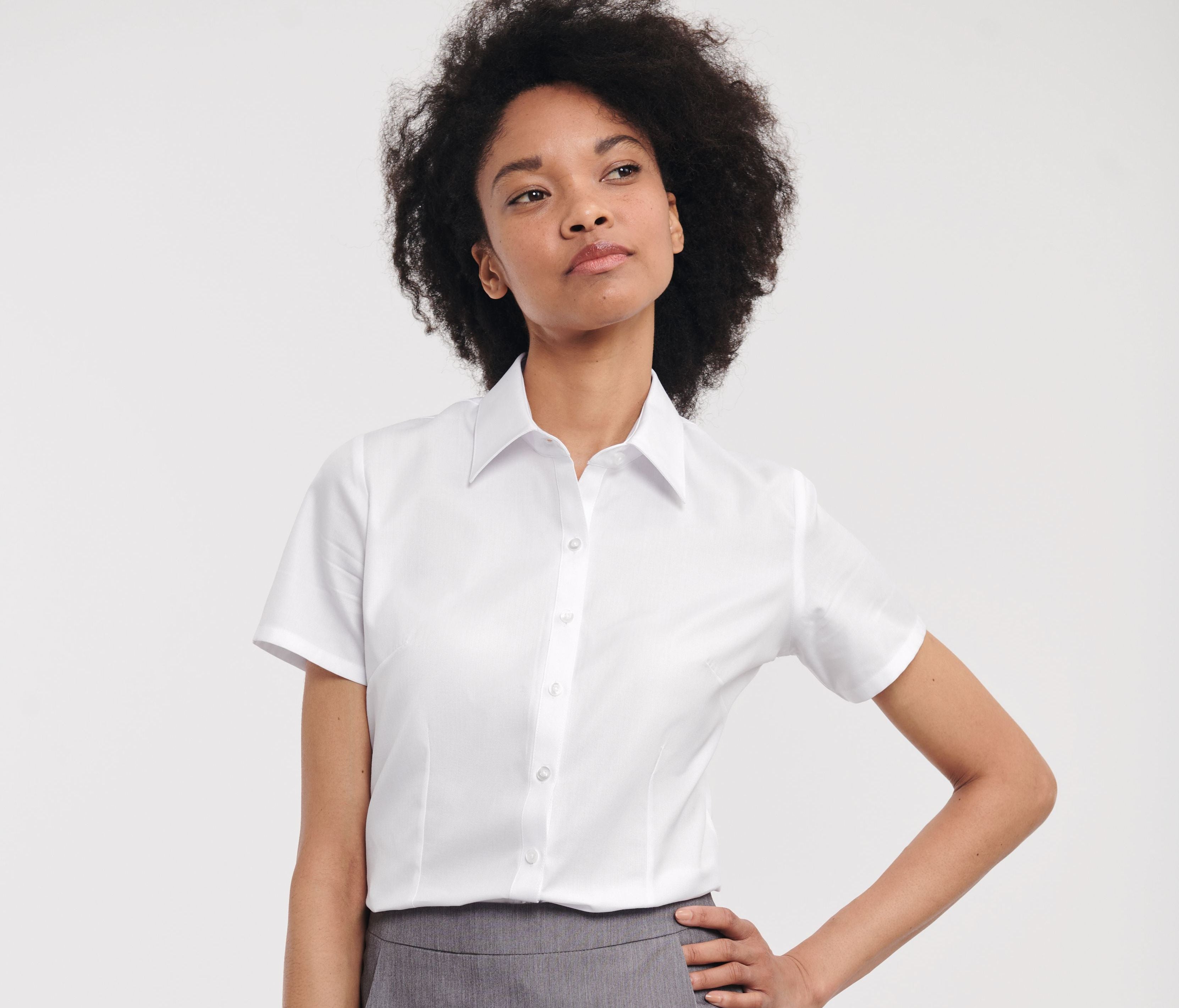 Chemisette femme à chevrons - RUSSELL ATHLETIC® COLLECTION - #JZ63F
