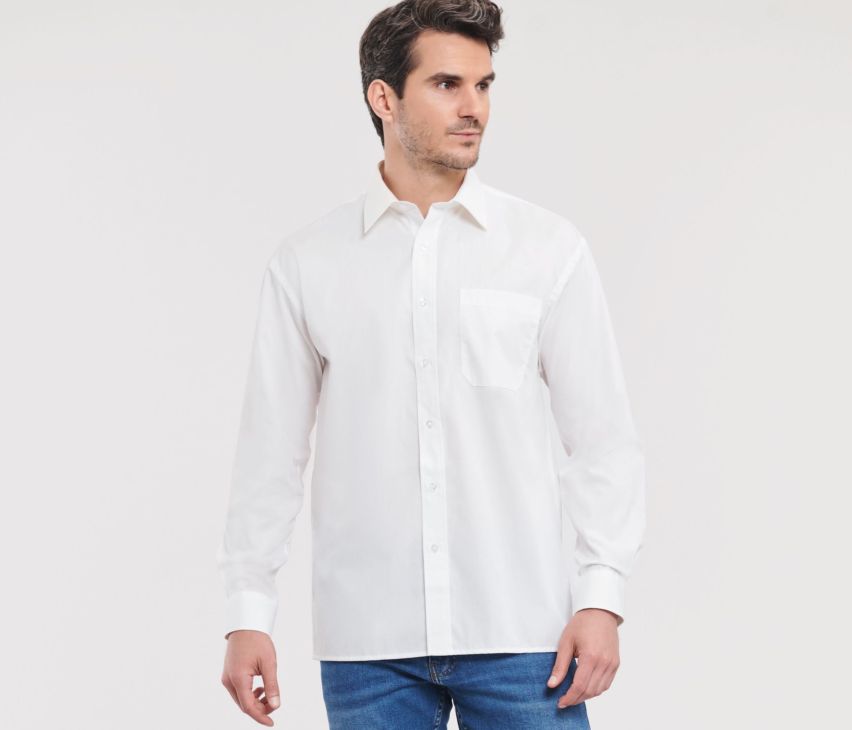 Chemise homme popeline coton - RUSSELL ATHLETIC® COLLECTION - #JZ936