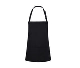 Tablier à bavette court avec boucle et poche - KARLOWSKY - #KYBLS6