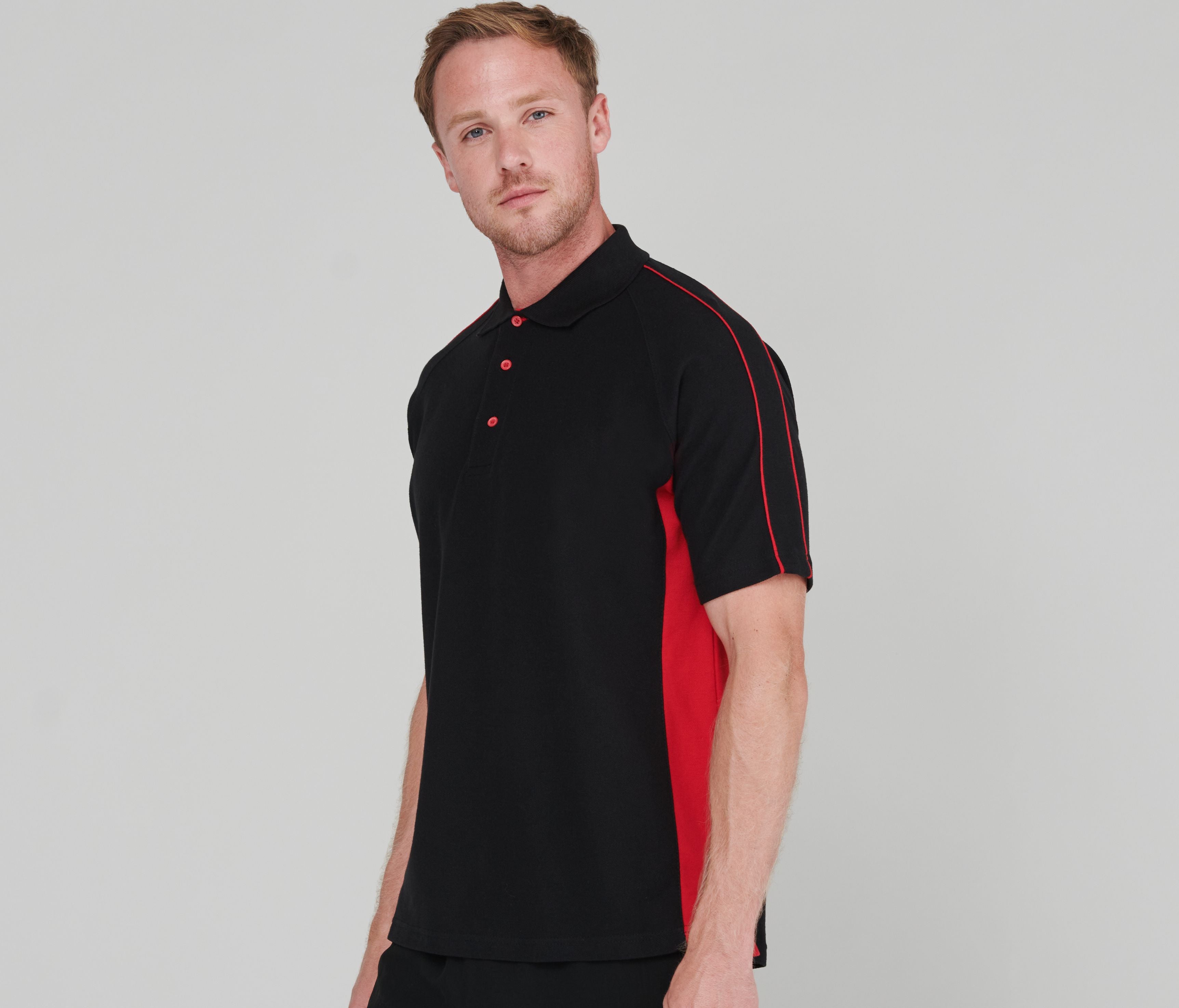 Polo coton bicolore - FINDEN HALES - #LV322