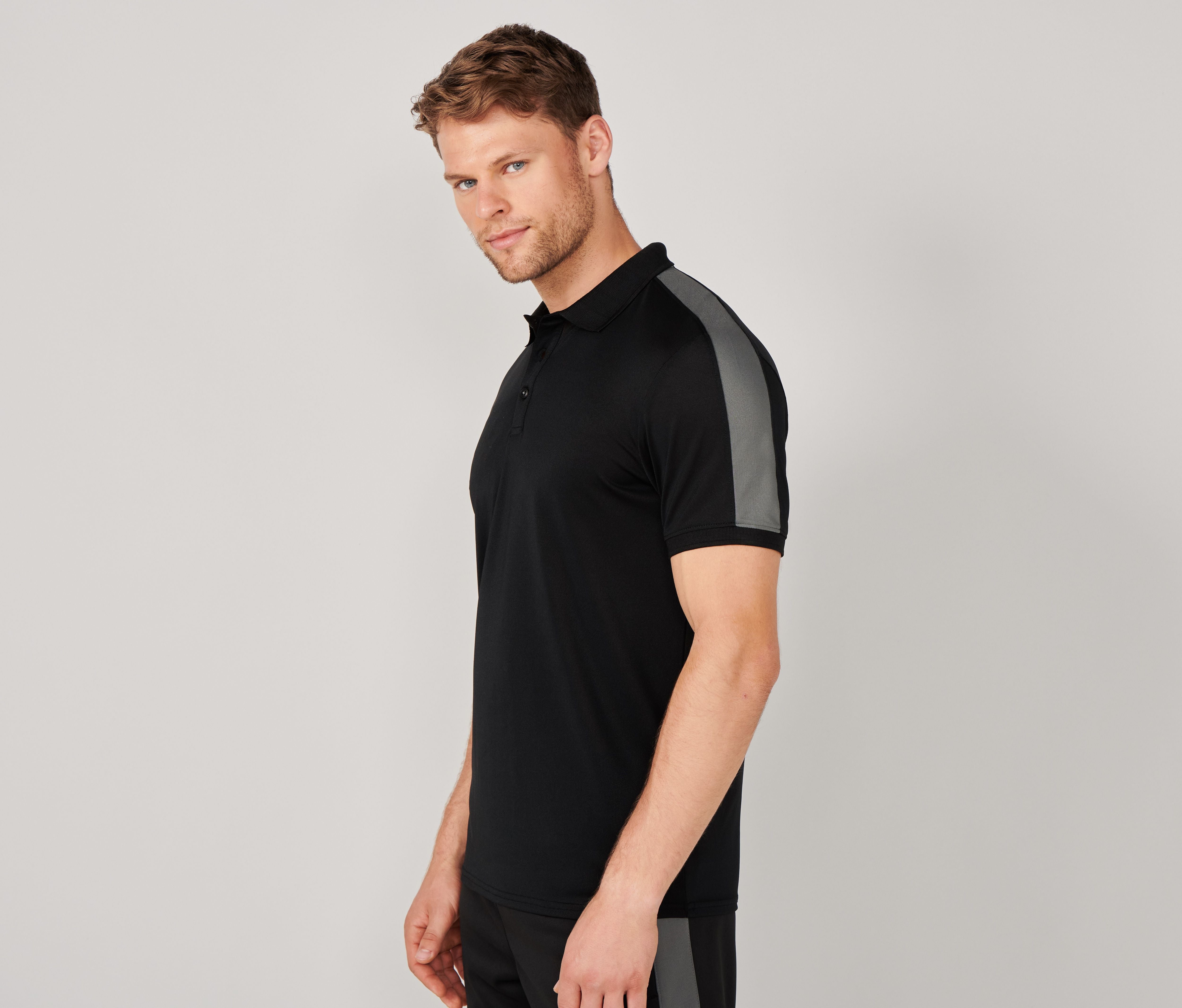 Polo stretch contrasté - FINDEN HALES - #LV381