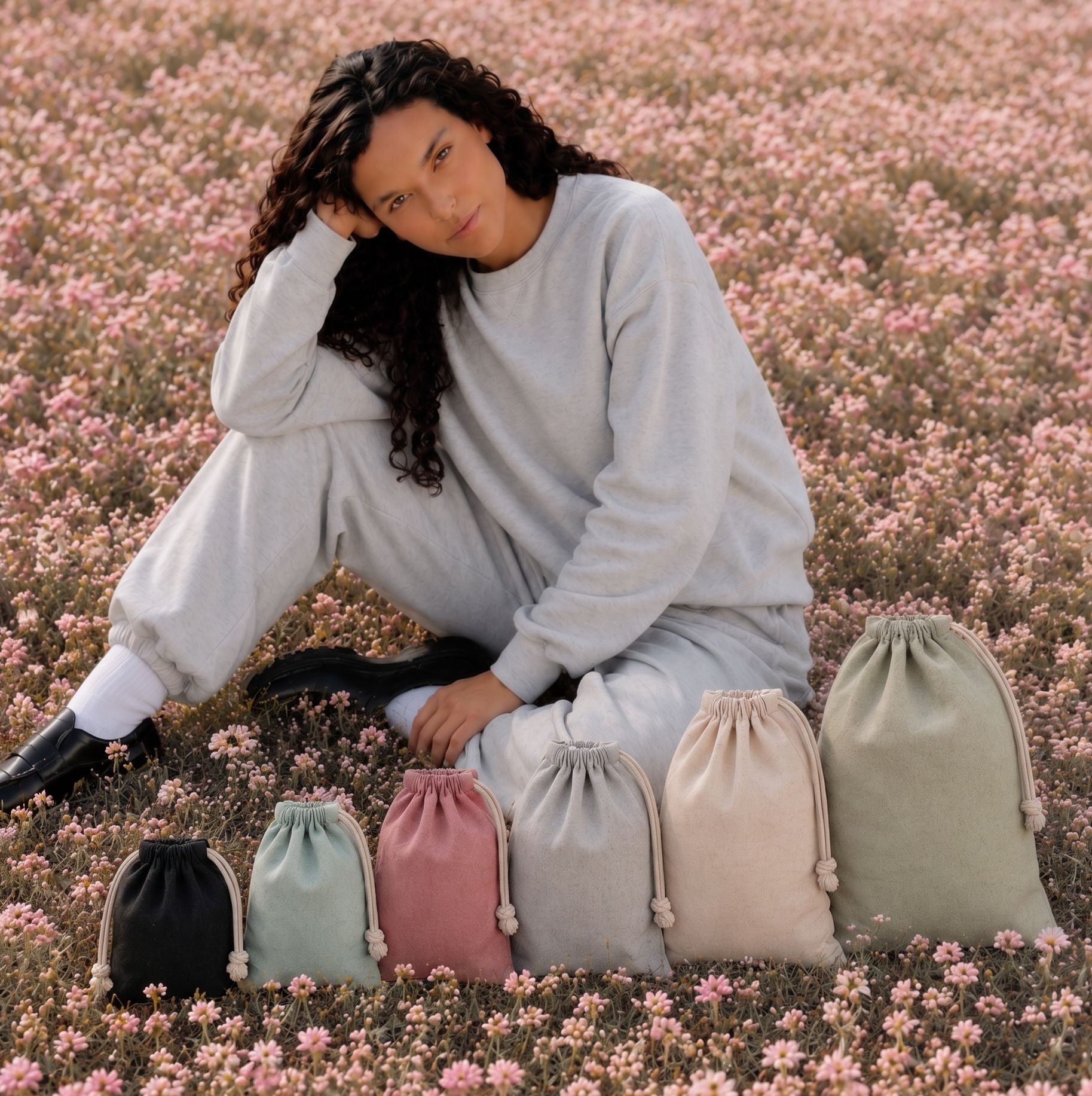 Petits sacs en coton recyclé - NEW GEN - #NG120
