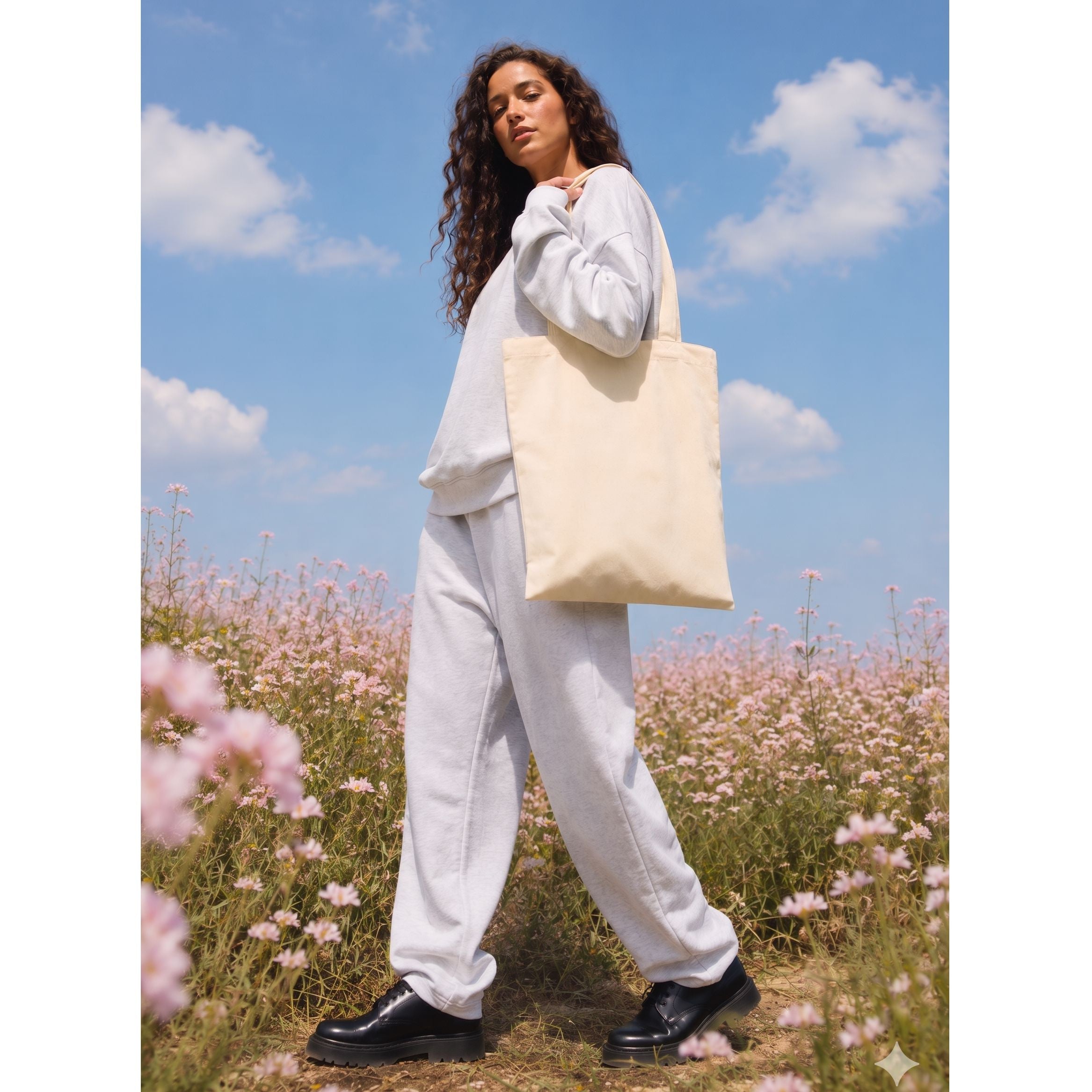 Sac shopping en coton recyclé - NEW GEN - #NG140