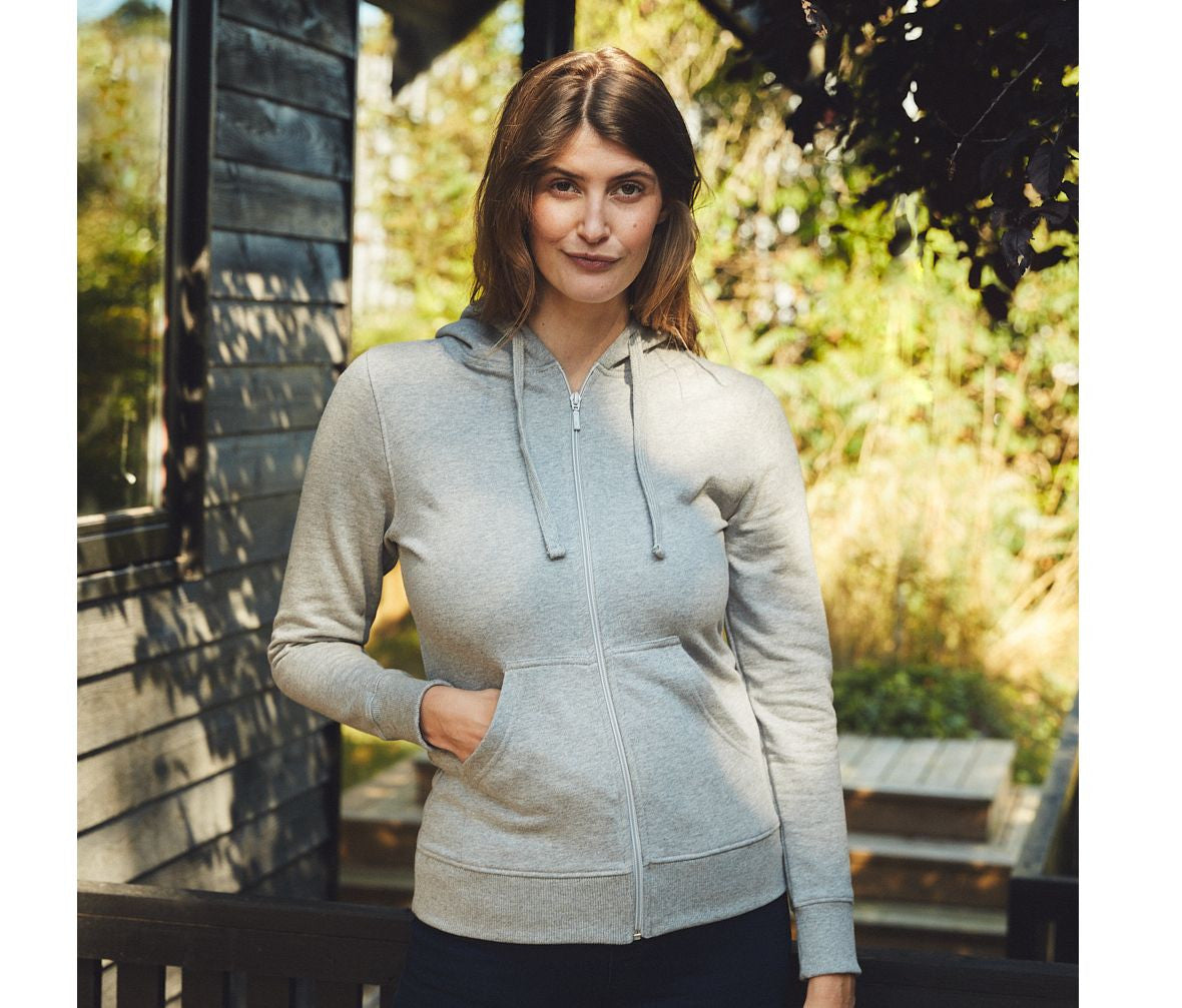 Sweat capuche zippé femme - NEUTRAL - #O83301
