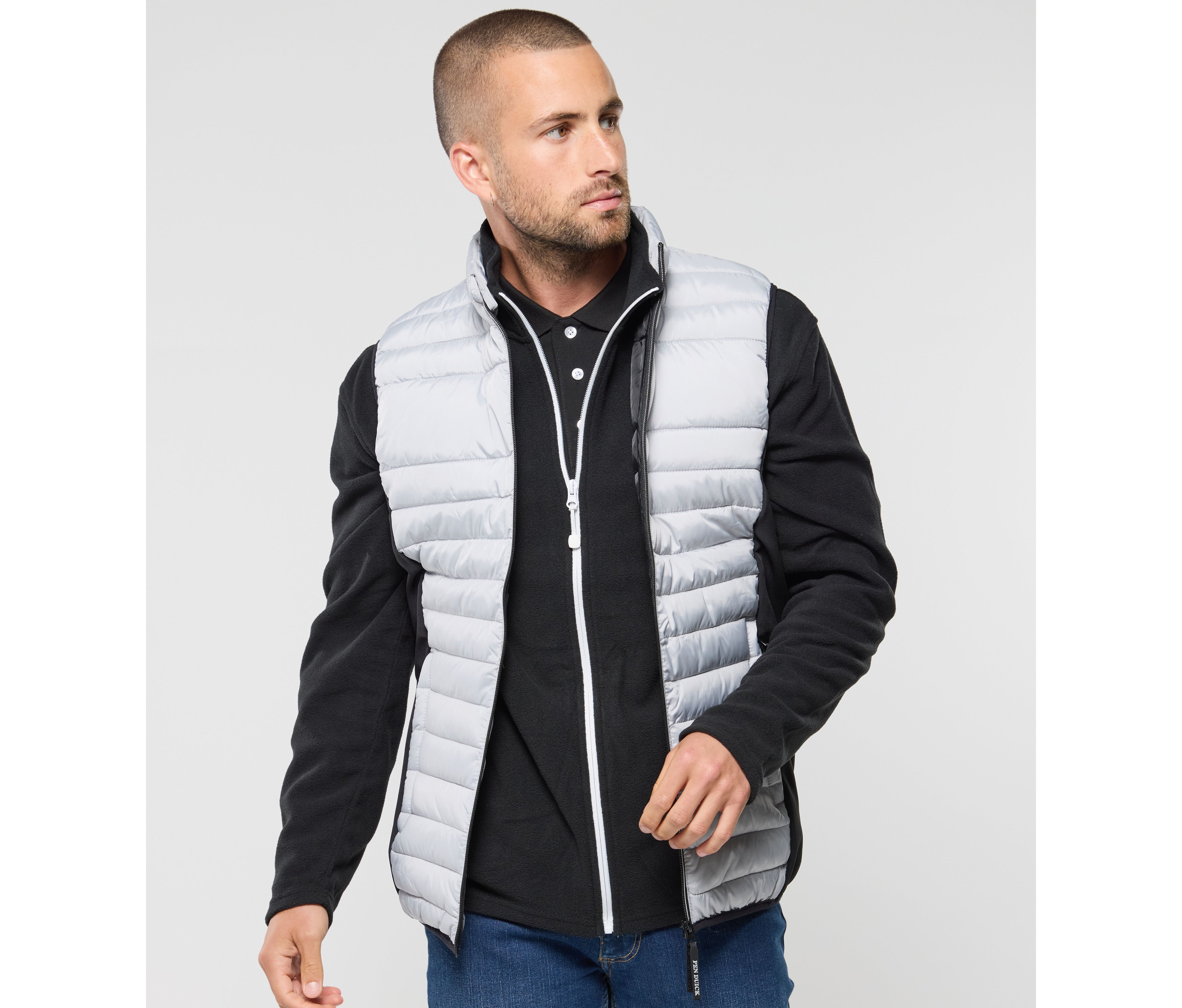 Bodywarmer bi-matière homme - PEN DUICK - #PK316