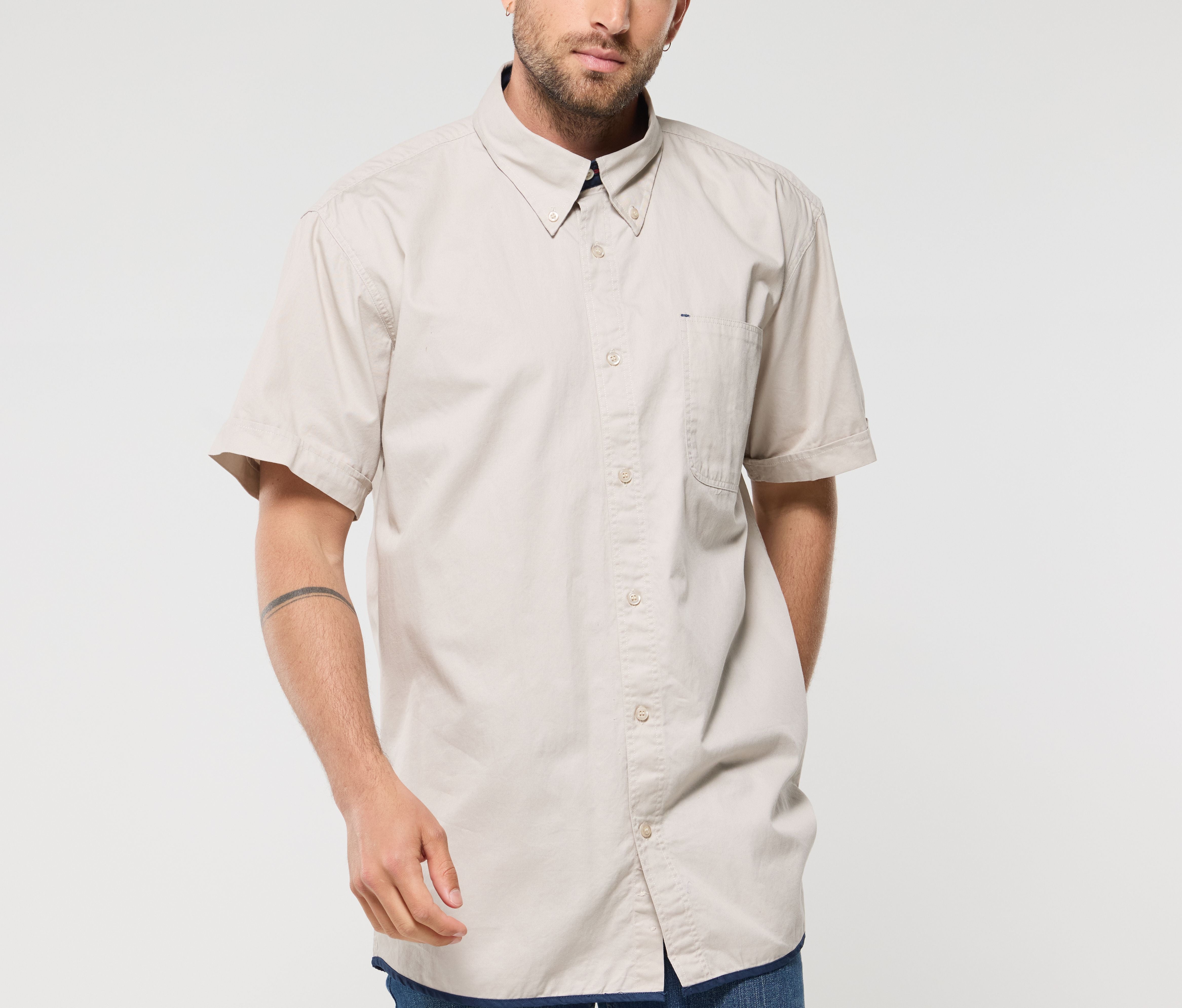 Chemise coton manches courtes - PEN DUICK - #PK600