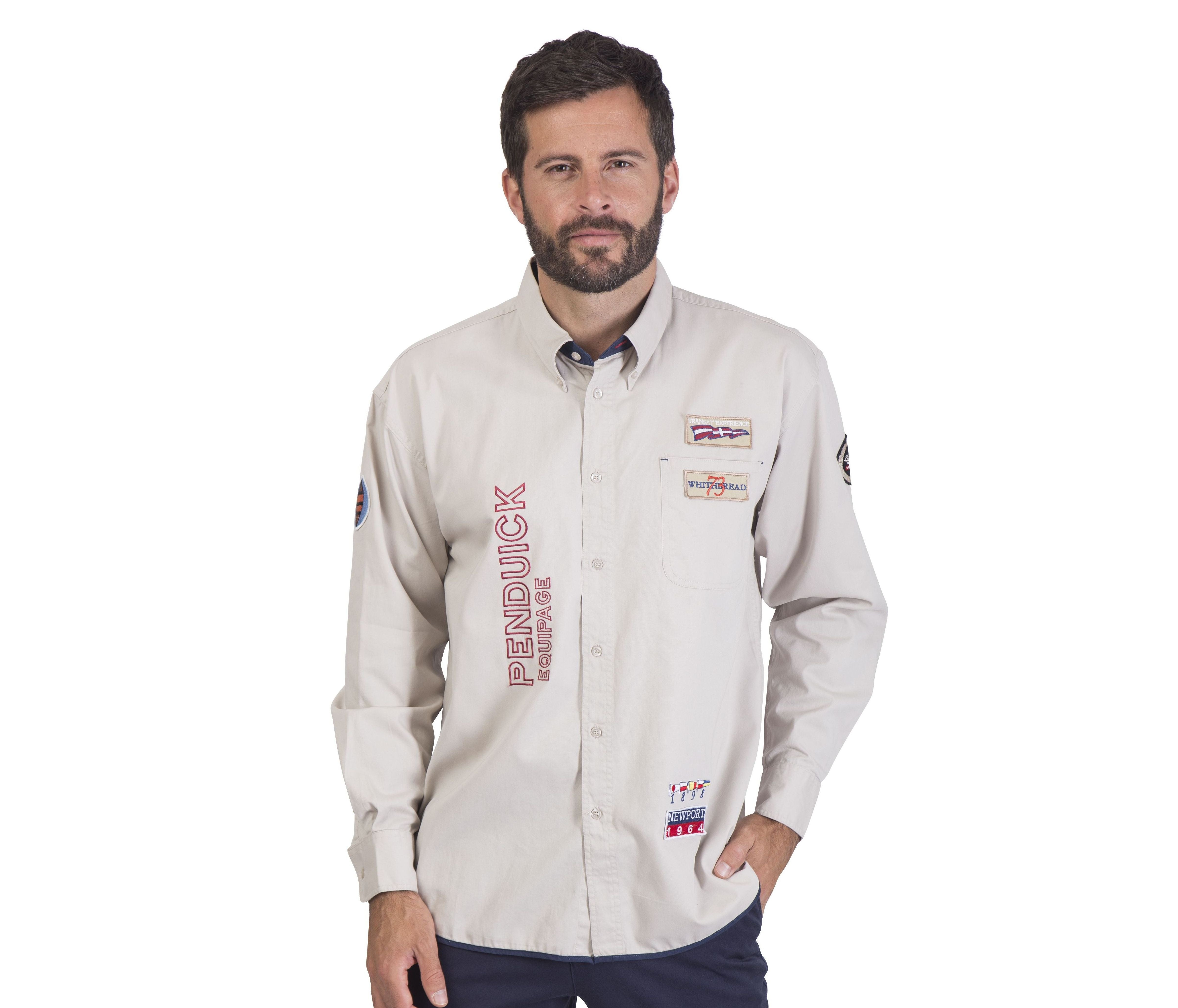 Chemise avec broderies et écussons Pen Duick - PEN DUICK - #PK690