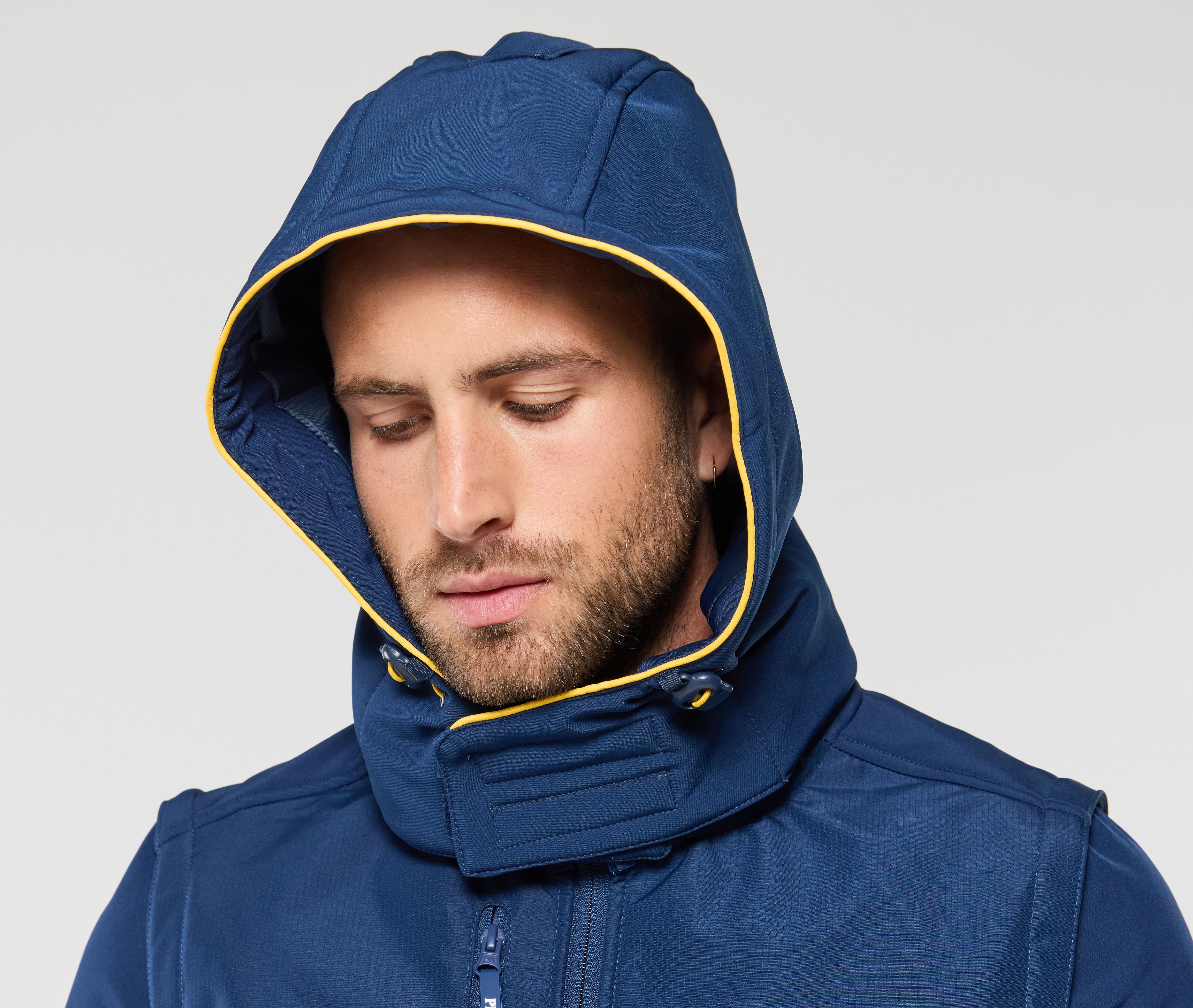 Capuche en Softshell avec biais contrasté - PEN DUICK - #PK995