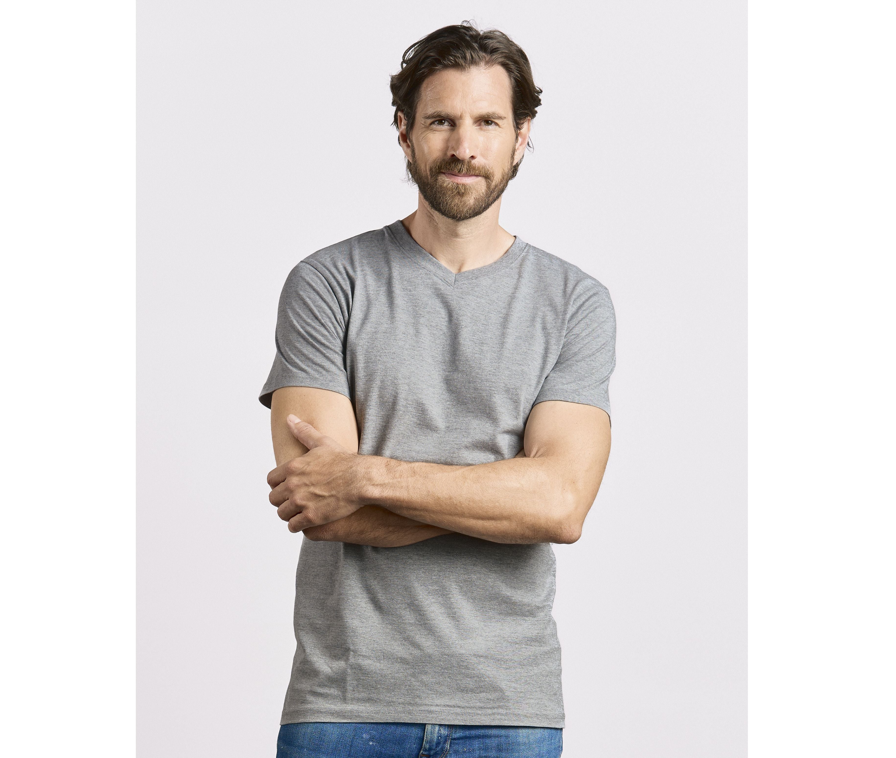 Tee-shirt homme col V - PROMODORO - #PM3025