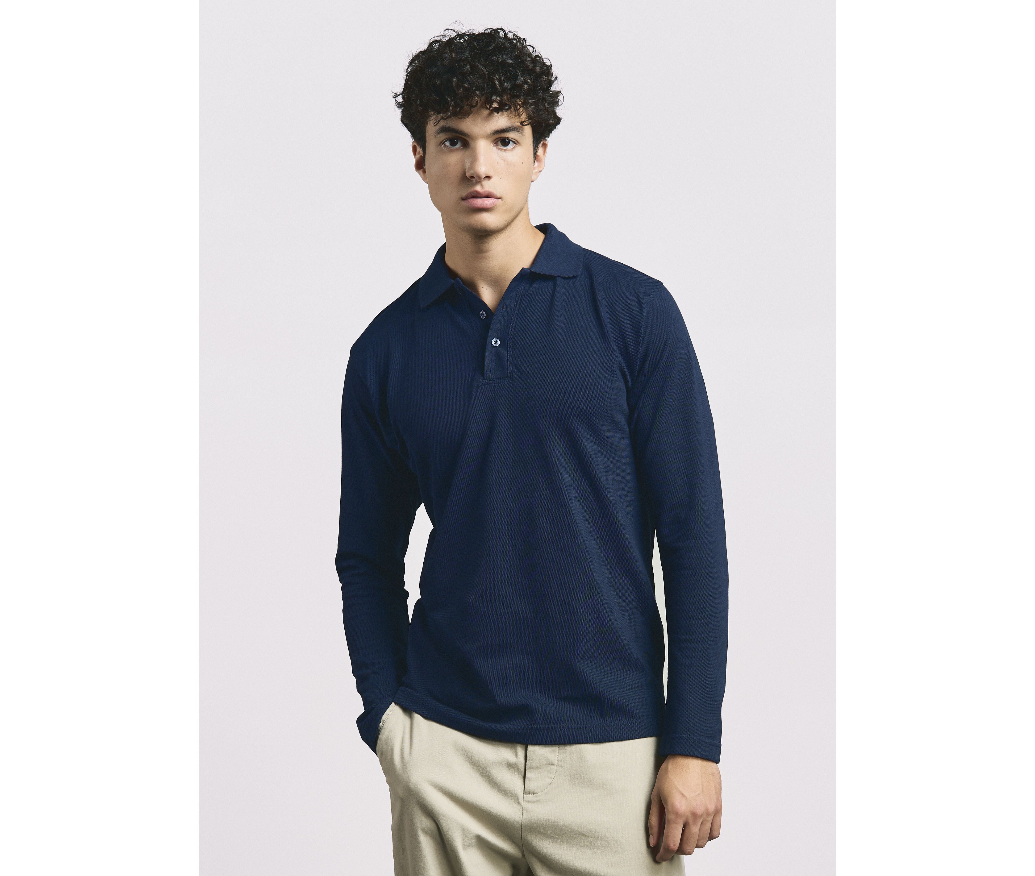 Polo homme manches longues 220 - PROMODORO - #PM4600