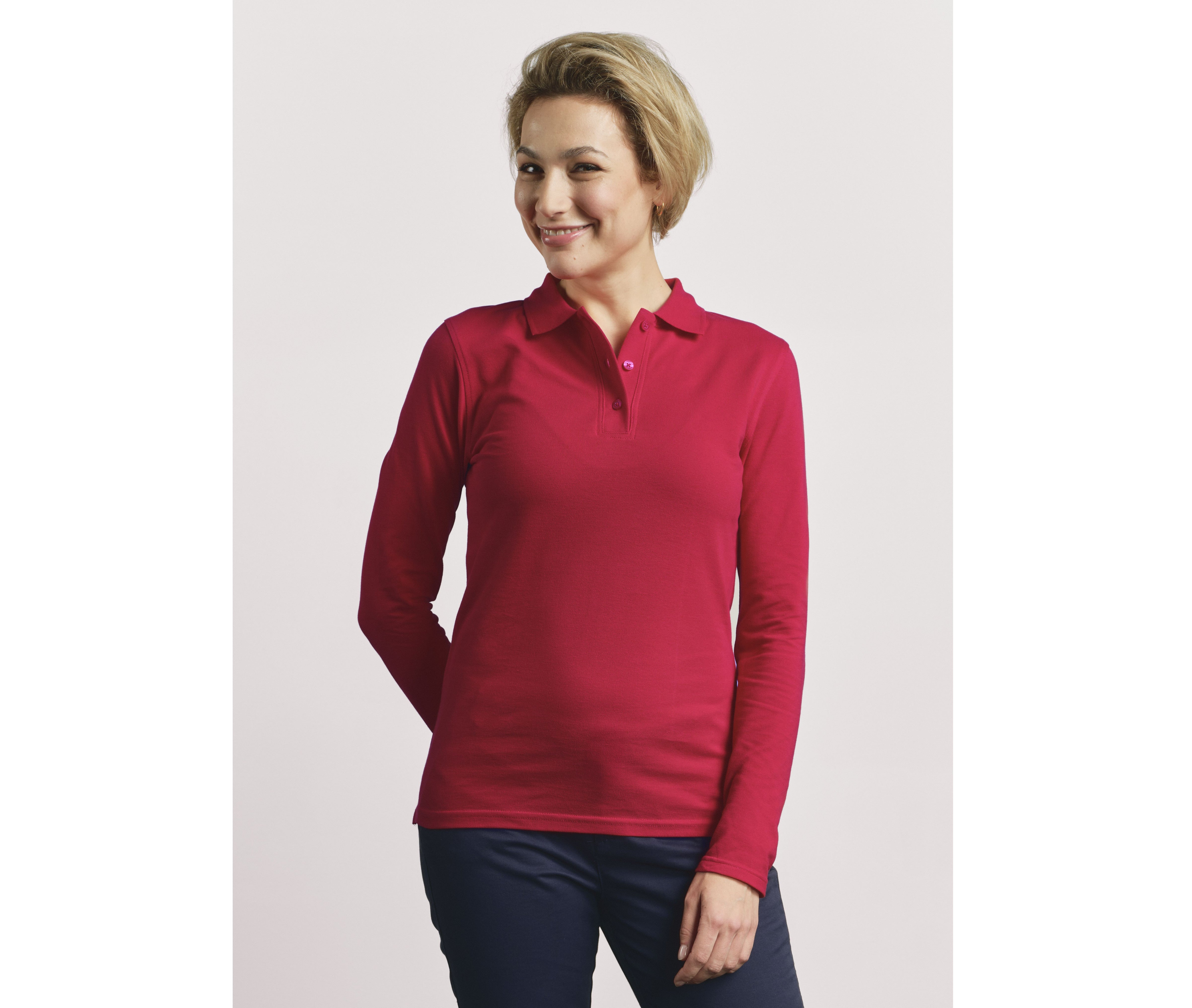 Polo femme manches longues 220 - PROMODORO - #PM4605