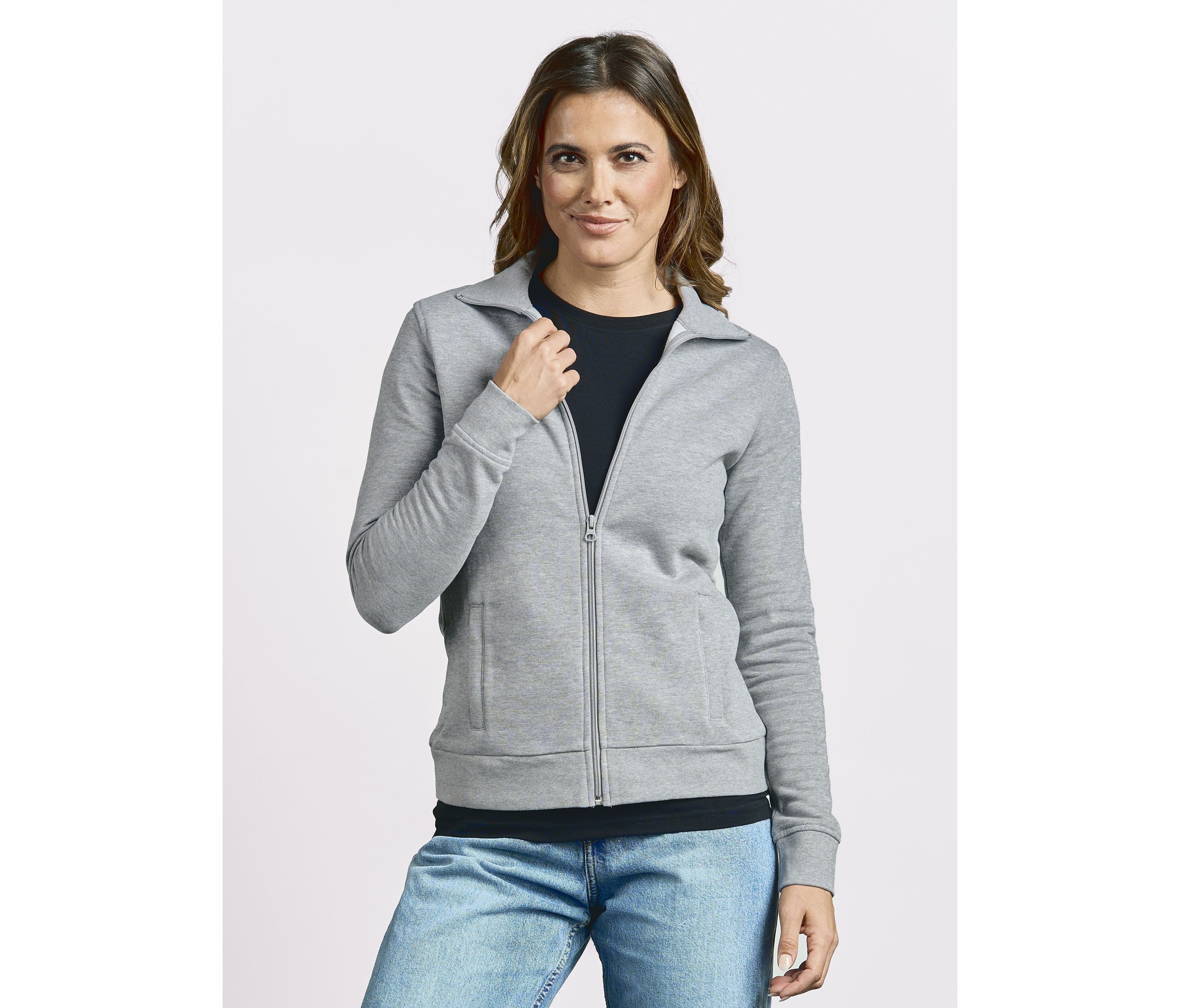 Sweat femme grand zip - PROMODORO - #PM5295
