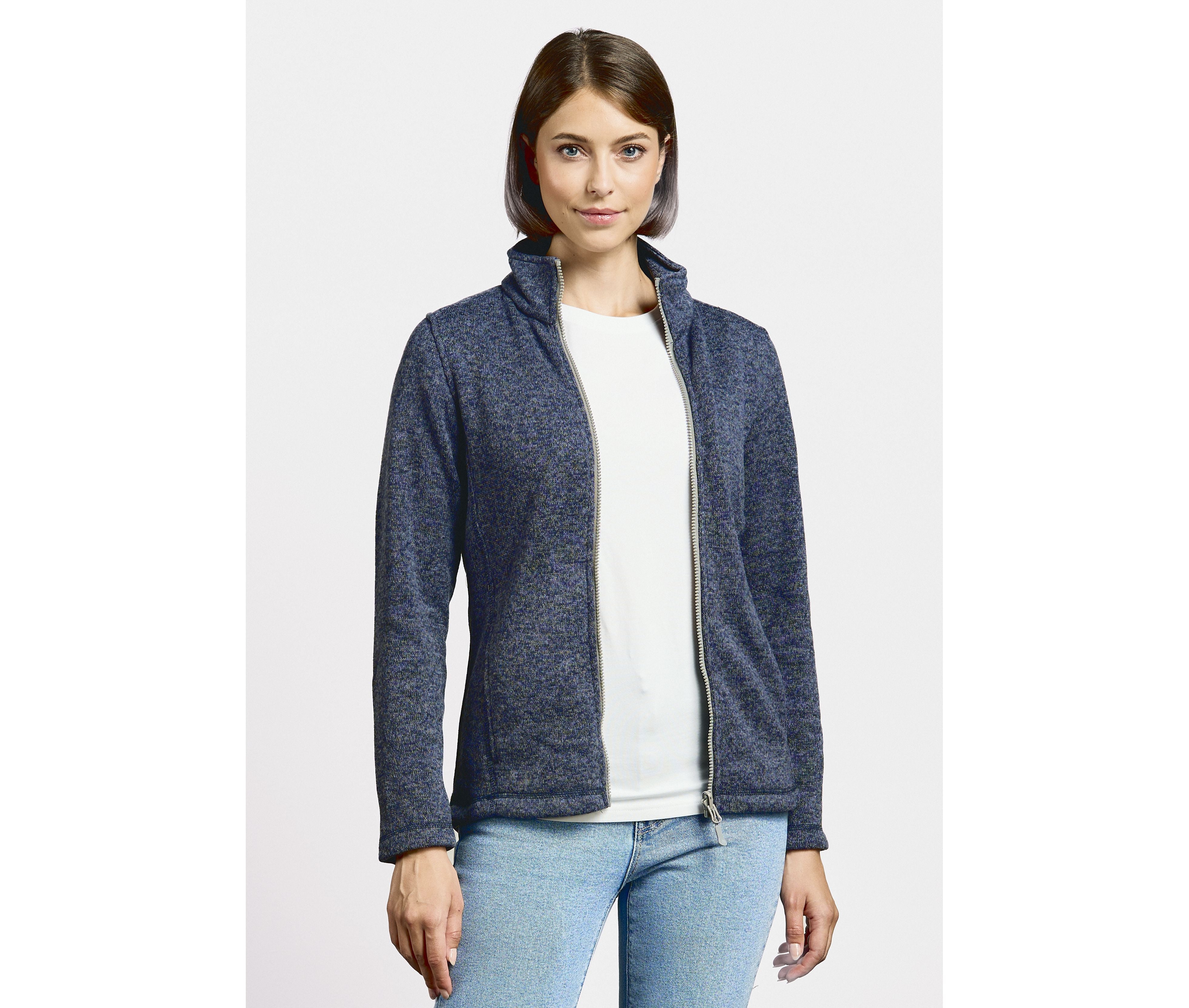 Veste polaire tricotée femme - PROMODORO - #PM7725