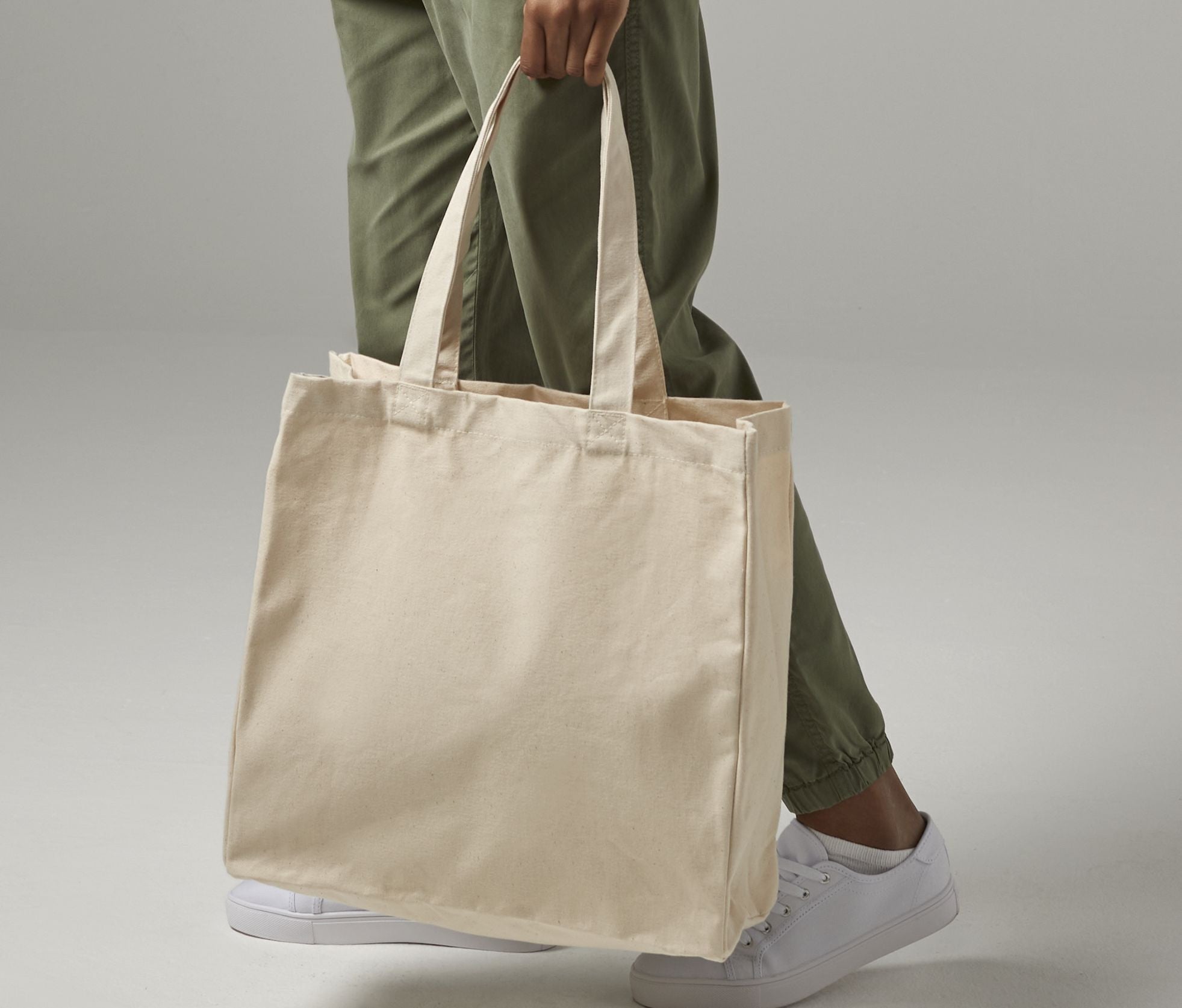 Sac shopping en toile - QUADRA - #QD023
