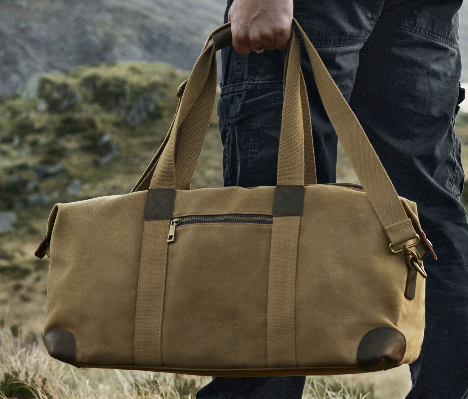 Sac fourre-tout en toile cirée traditionnel - QUADRA - #QD650