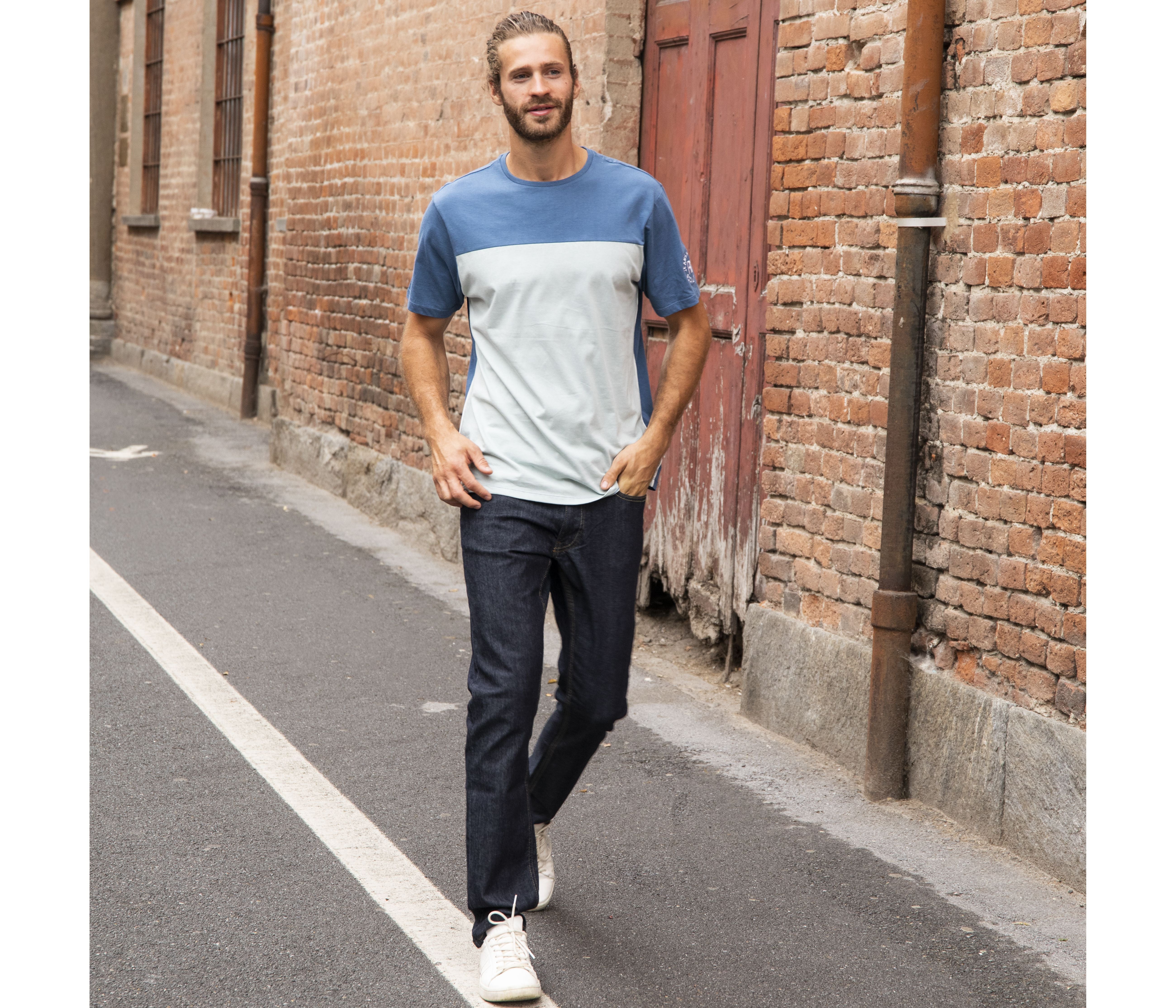 Straight Leg Stone Denim Jeans für Herren - RICA LEWIS - #RL700