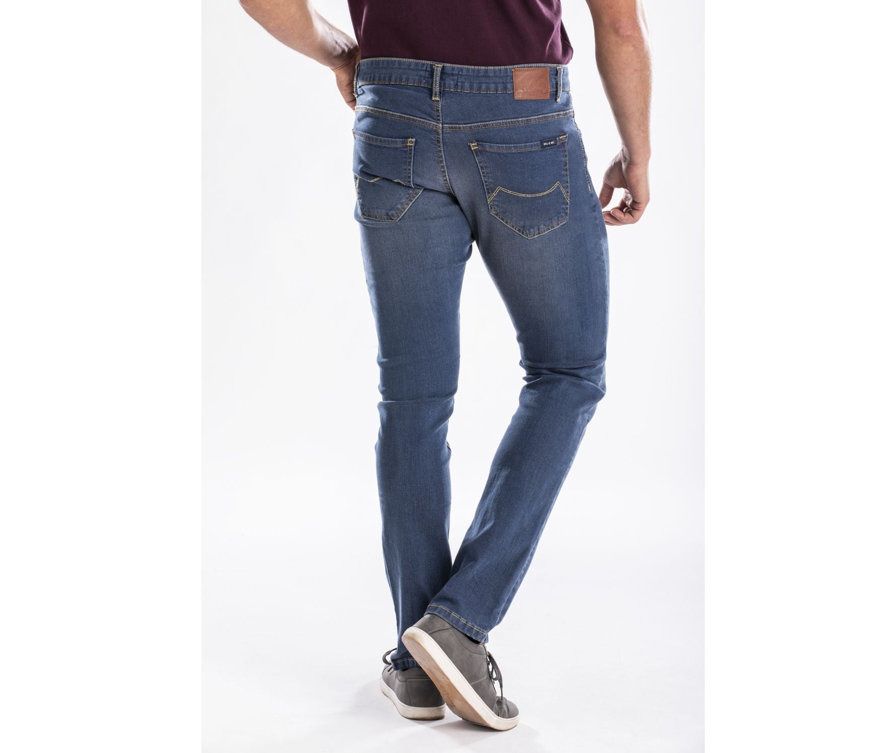 Straight Leg Washed Jeans für Herren - RICA LEWIS - #RL801