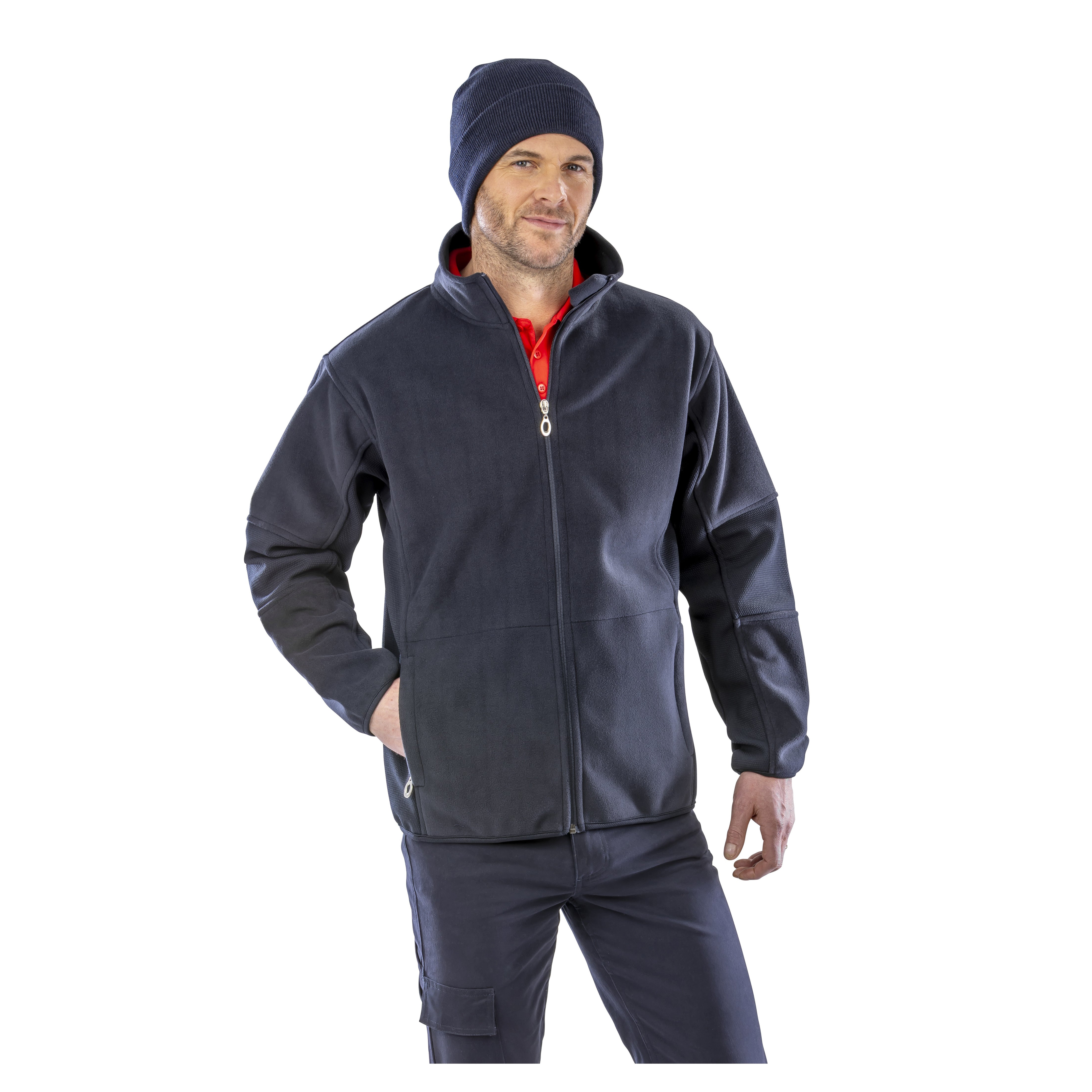 3-layer waterproof fleece jacket - RESULT - #RS131