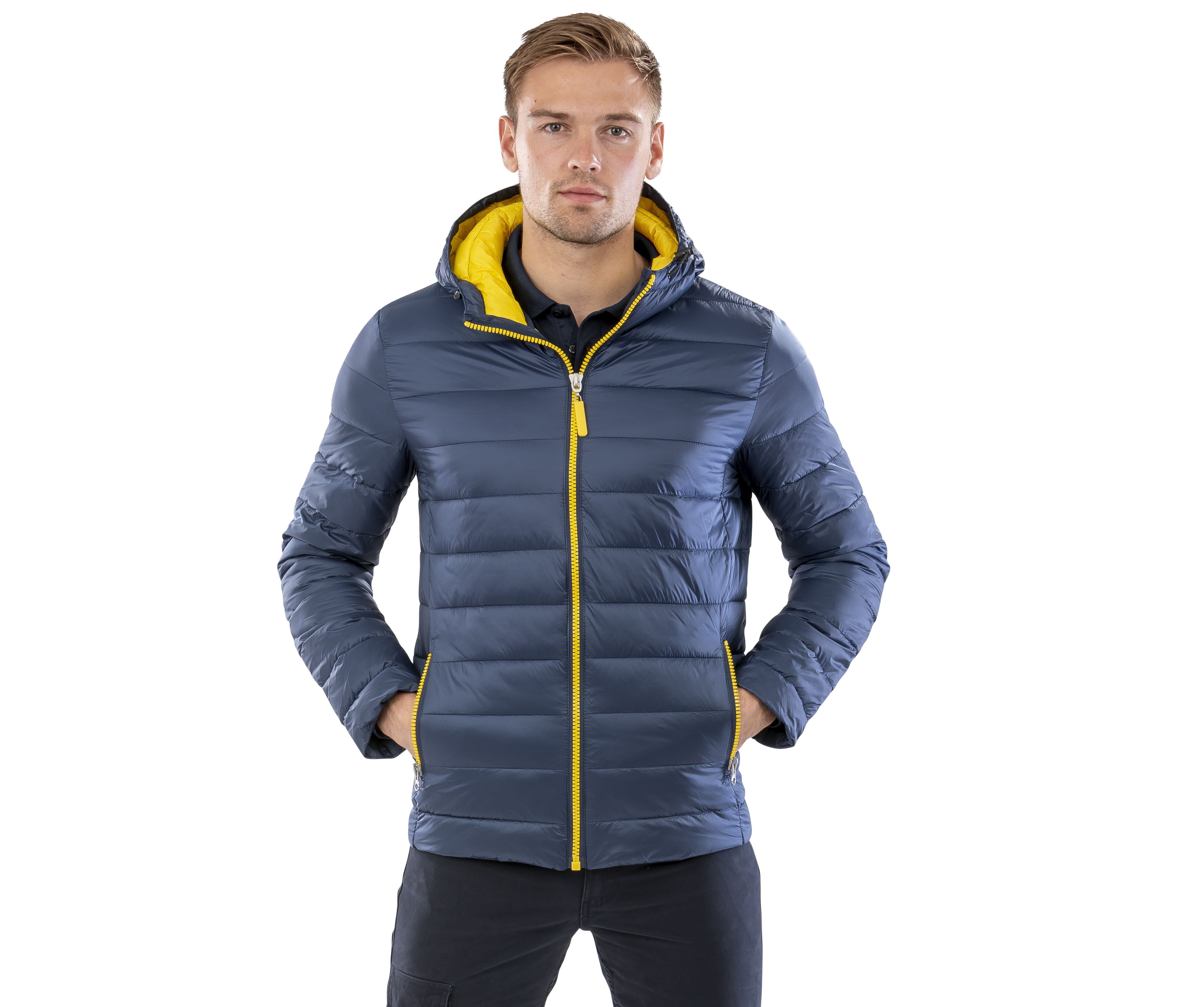 Men's hooded down jacket - RESULT - #RS194