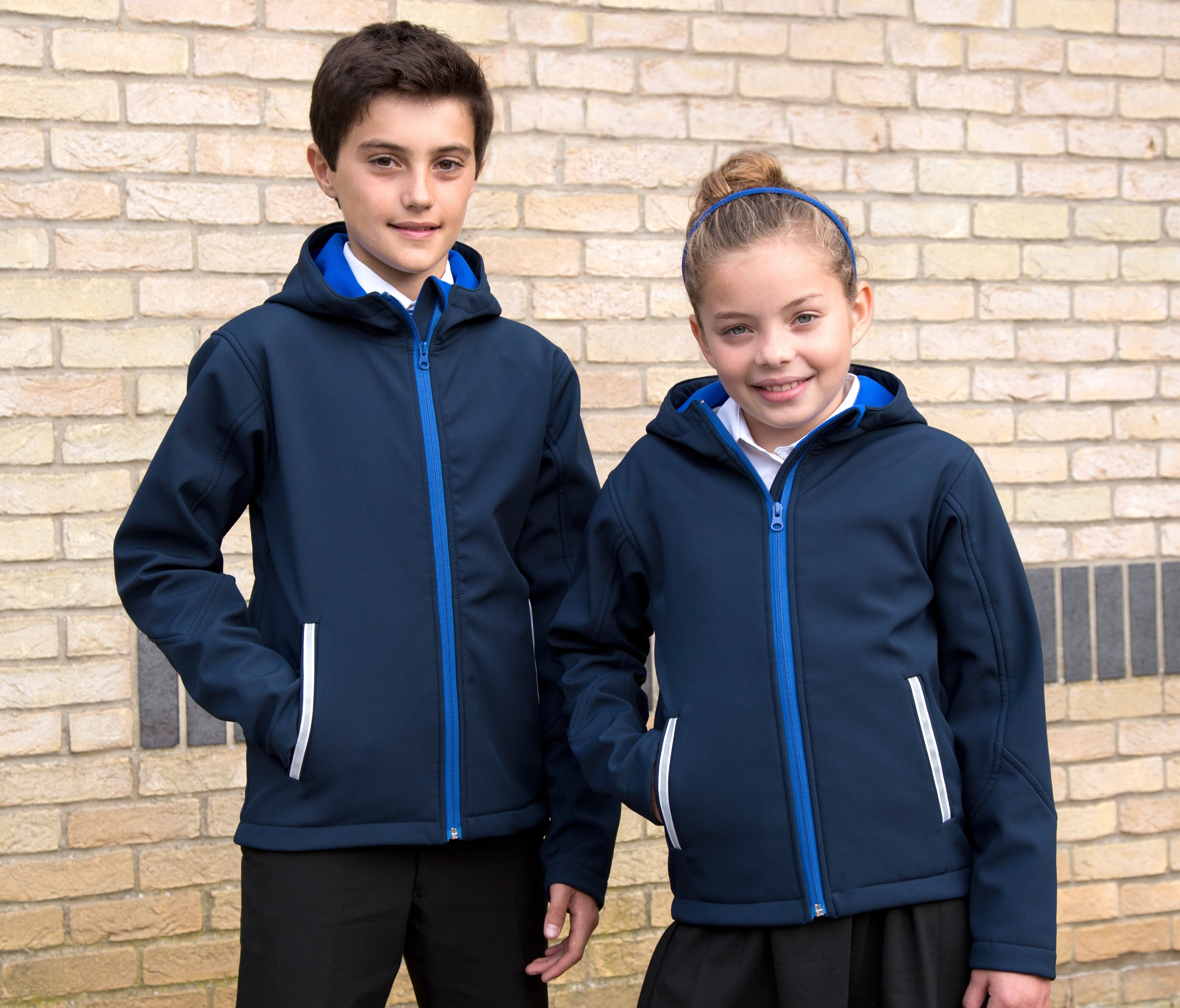 Softshell capuche enfant - RESULT - #RS224J
