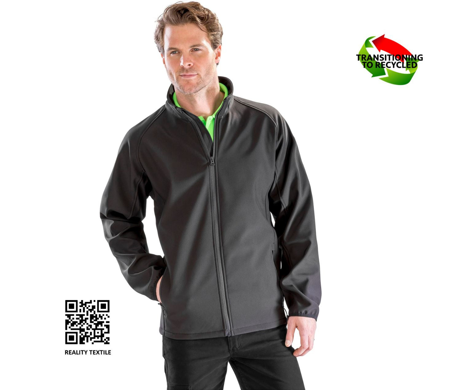 Veste Softshell imprimable homme - RESULT - #RS231