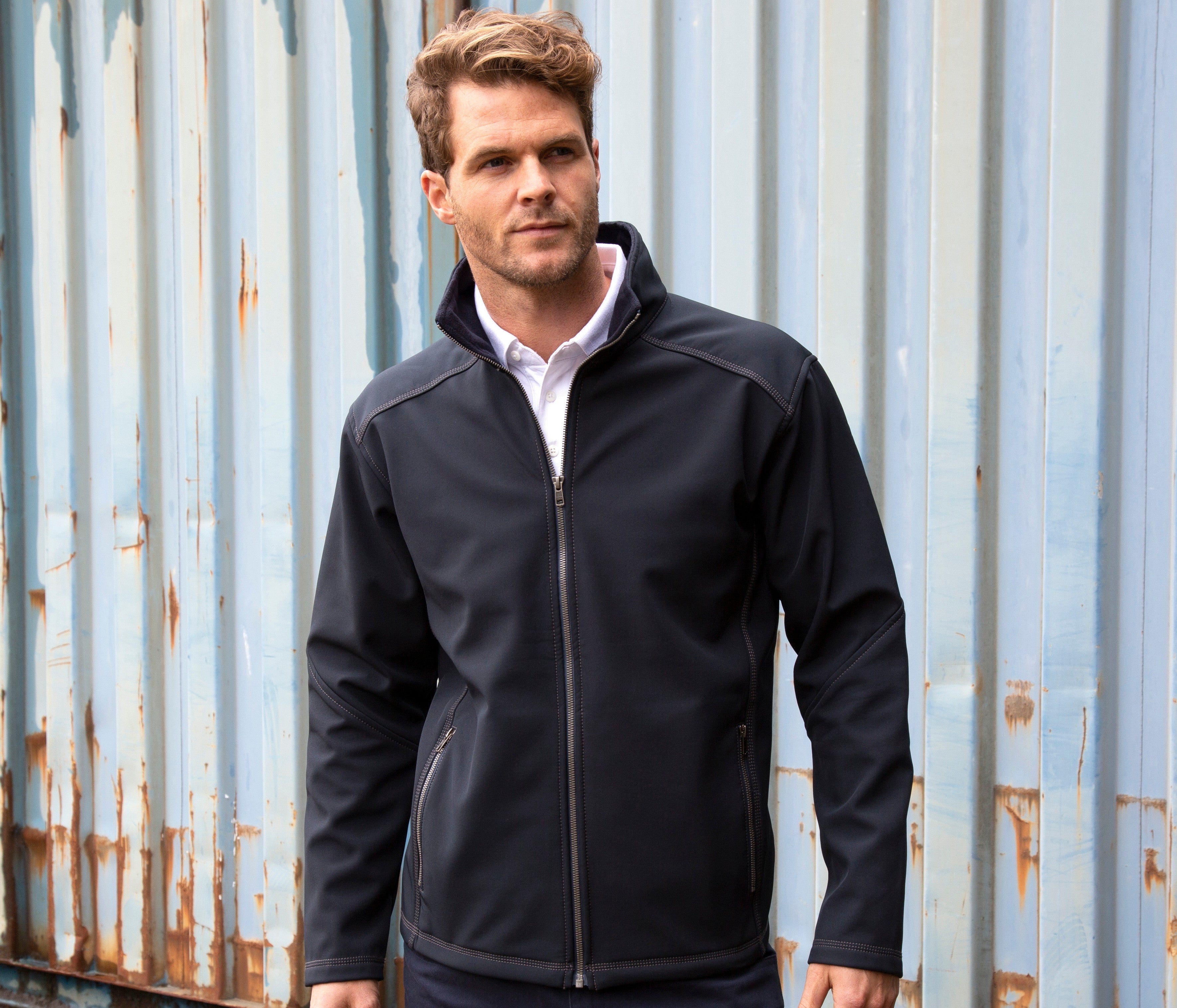Veste de travail Softshell homme - RESULT - #RS455M