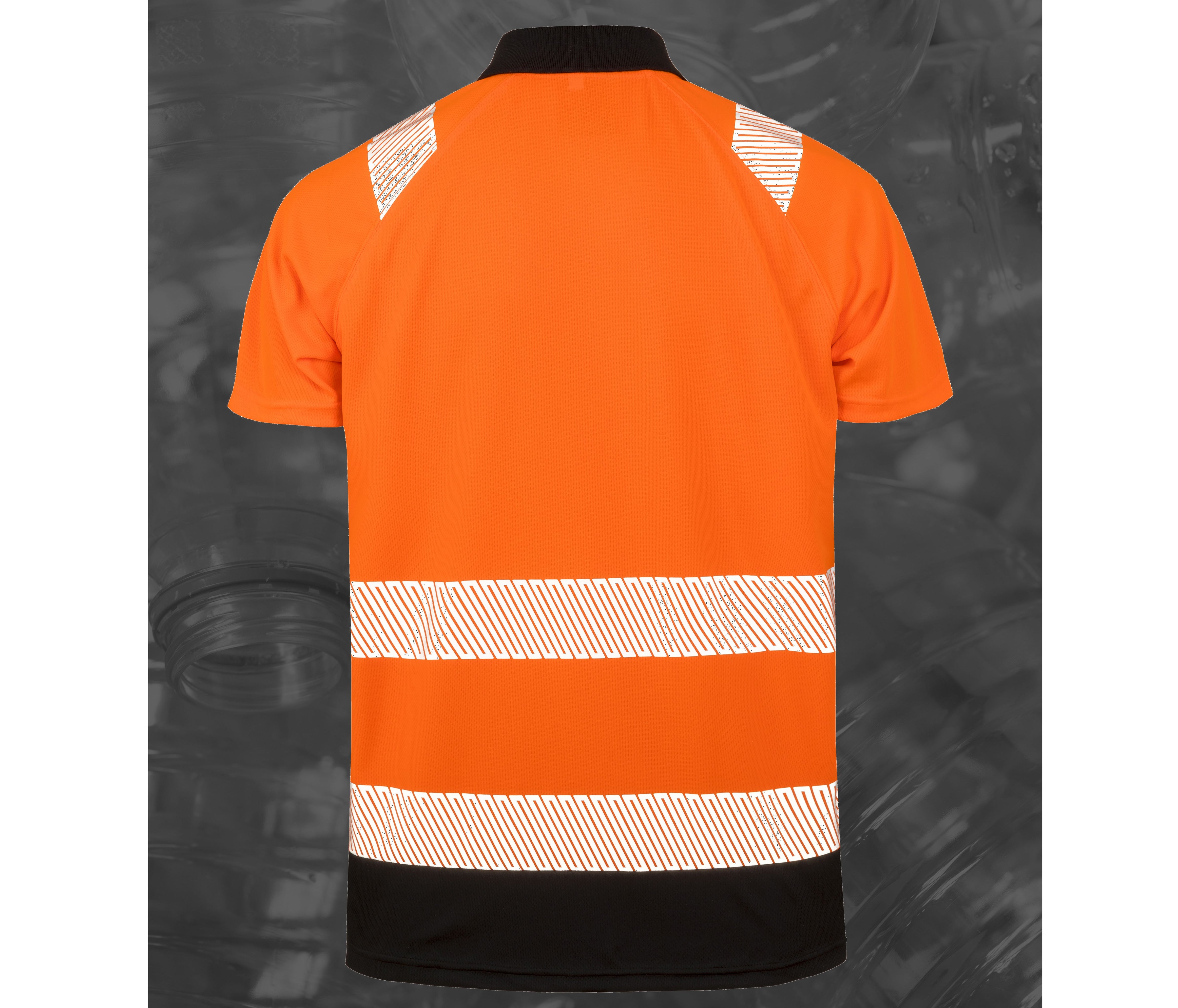 Polo visibilité augmentée en polyester recyclé - RESULT - #RS501X