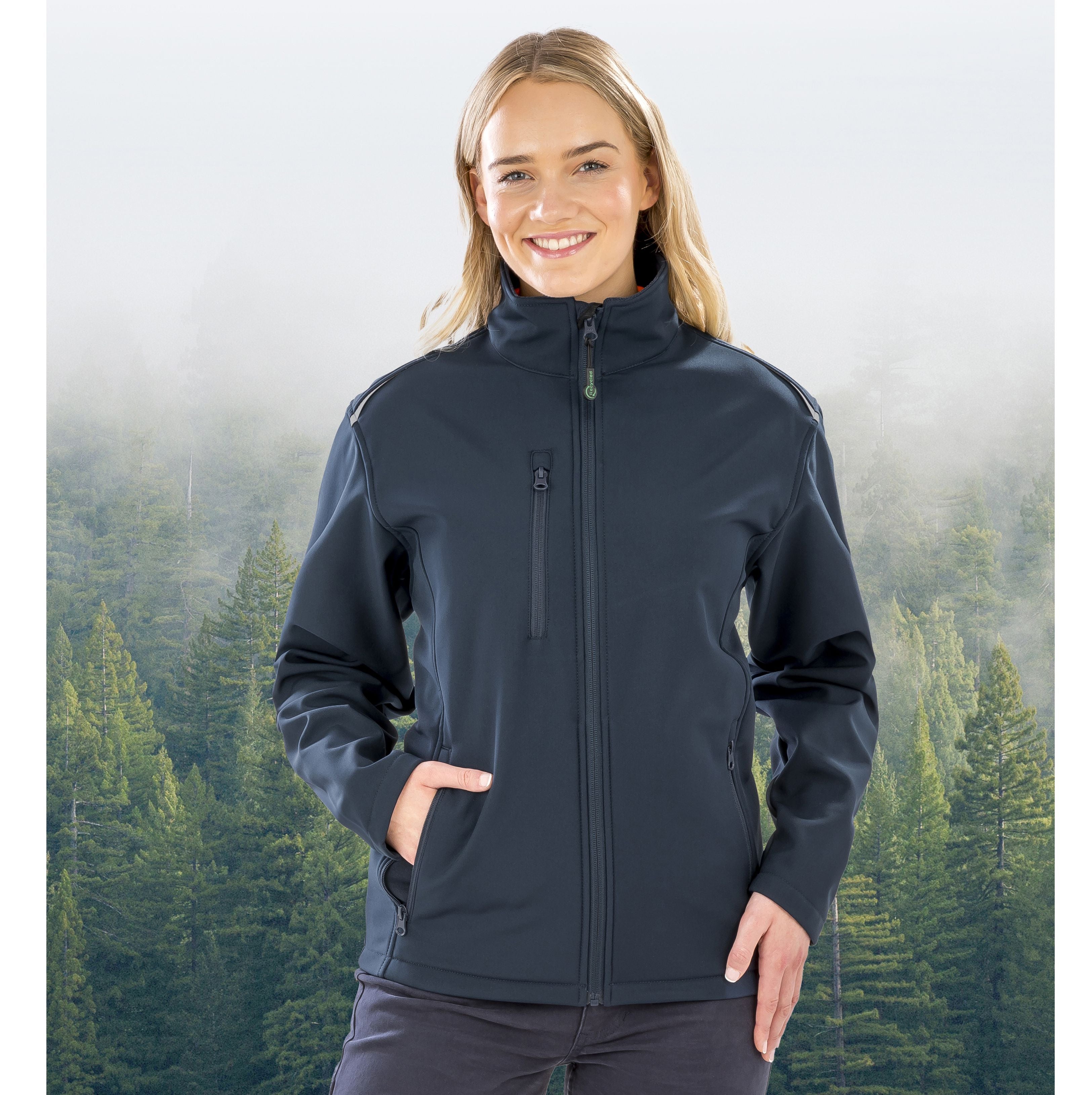 Veste Softshell 3 couches en polyester recyclé - RESULT - #RS900F