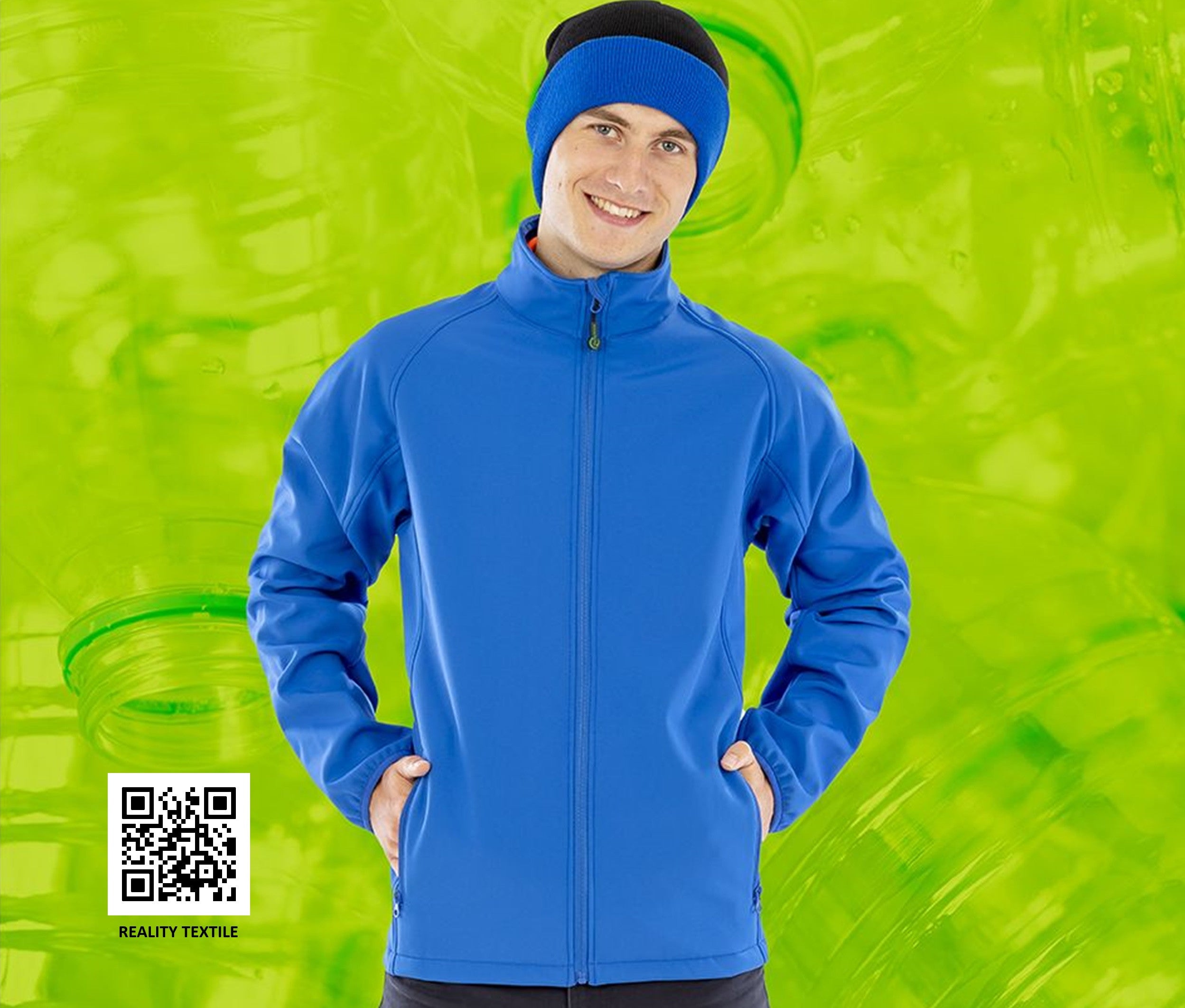 Softshell homme en polyester recyclé - RESULT - #RS901M