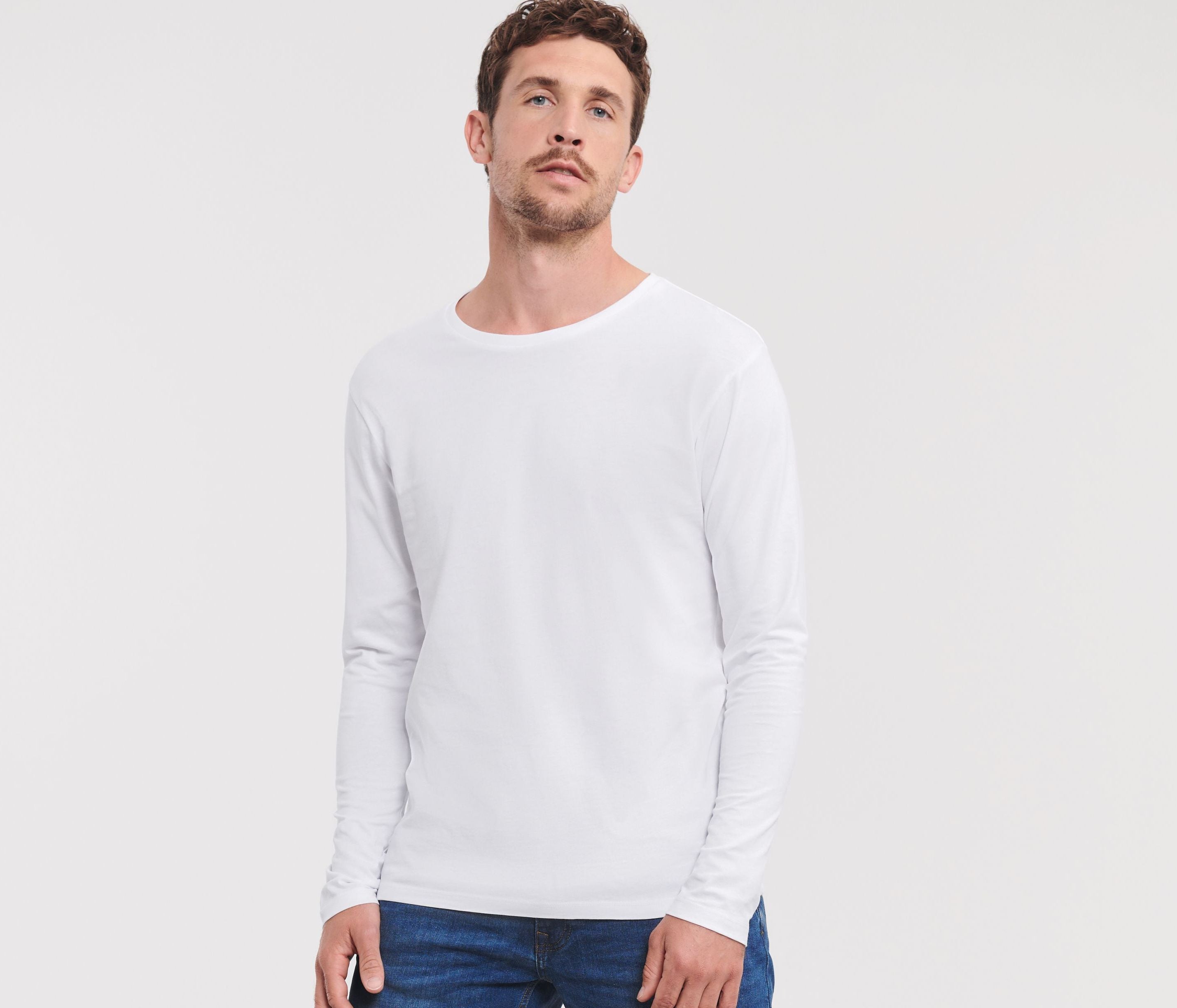 Tee-shirt organique manches longues homme - RUSSELL ATHLETIC® - #RU100M